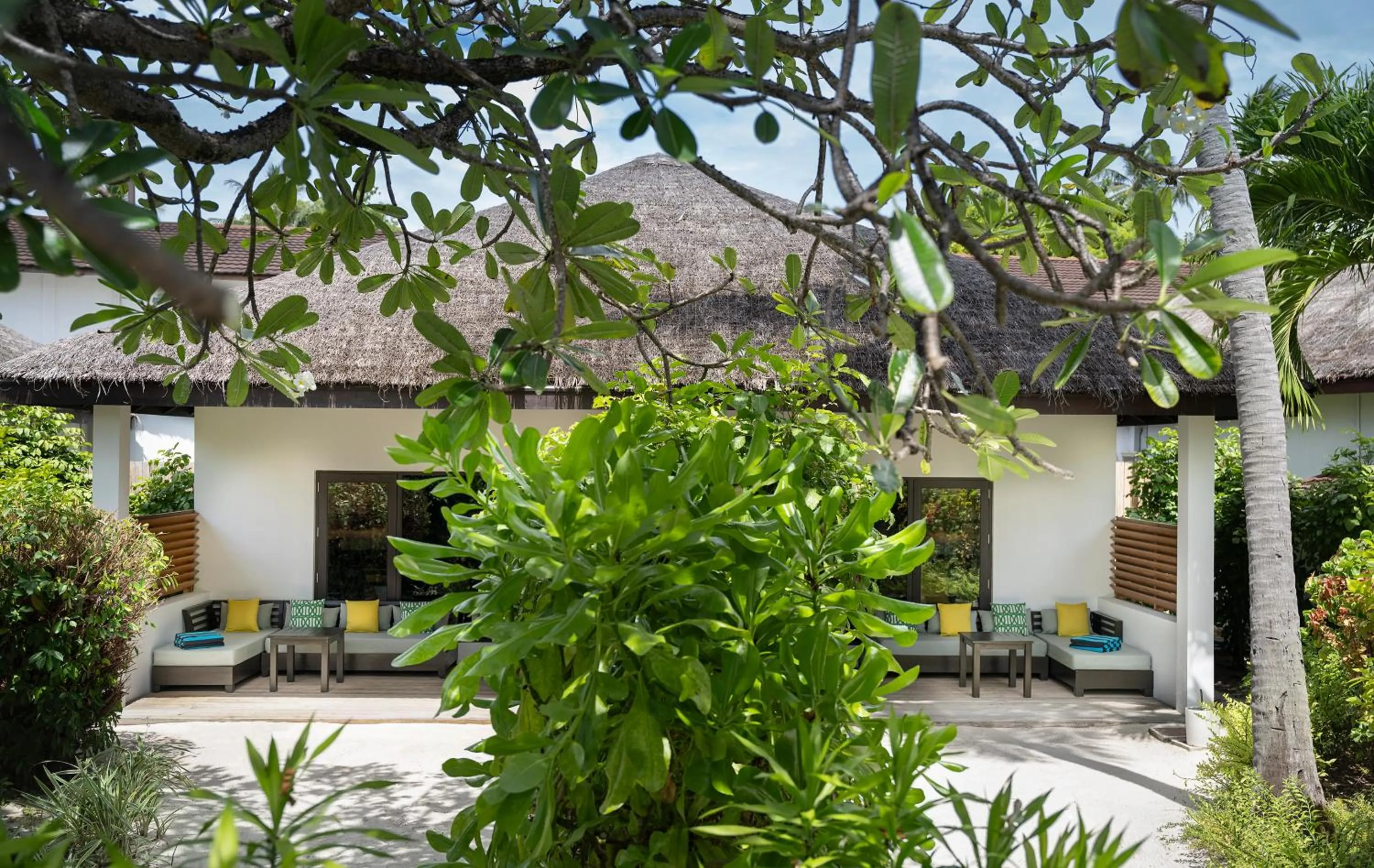 Garden view in Velassaru Maldives