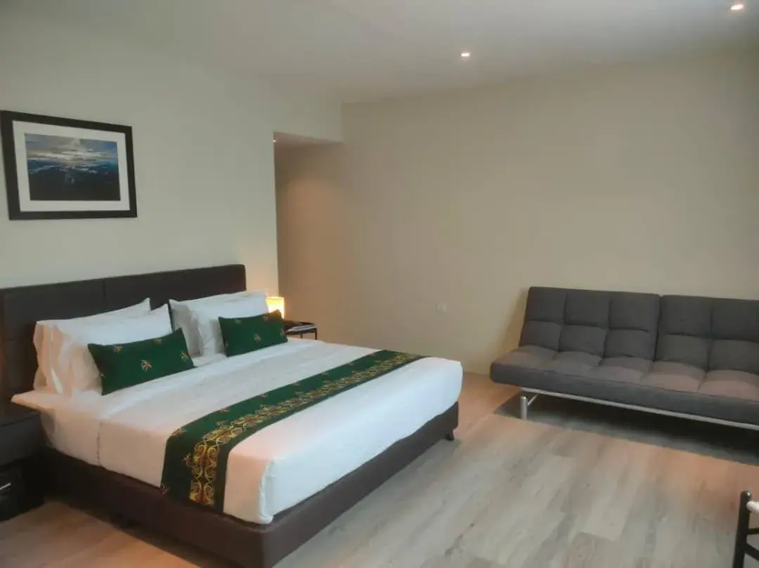 Bed in Telang Usan Hotel Kuching Bed in Telang Usan Hotel Kuching