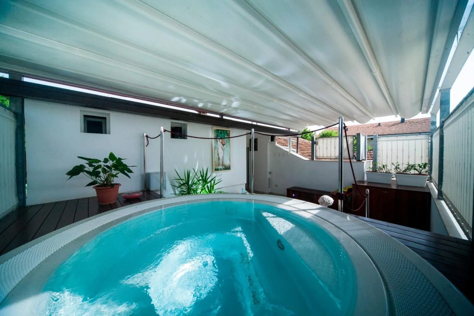 Hot Tub in Hotel Erika