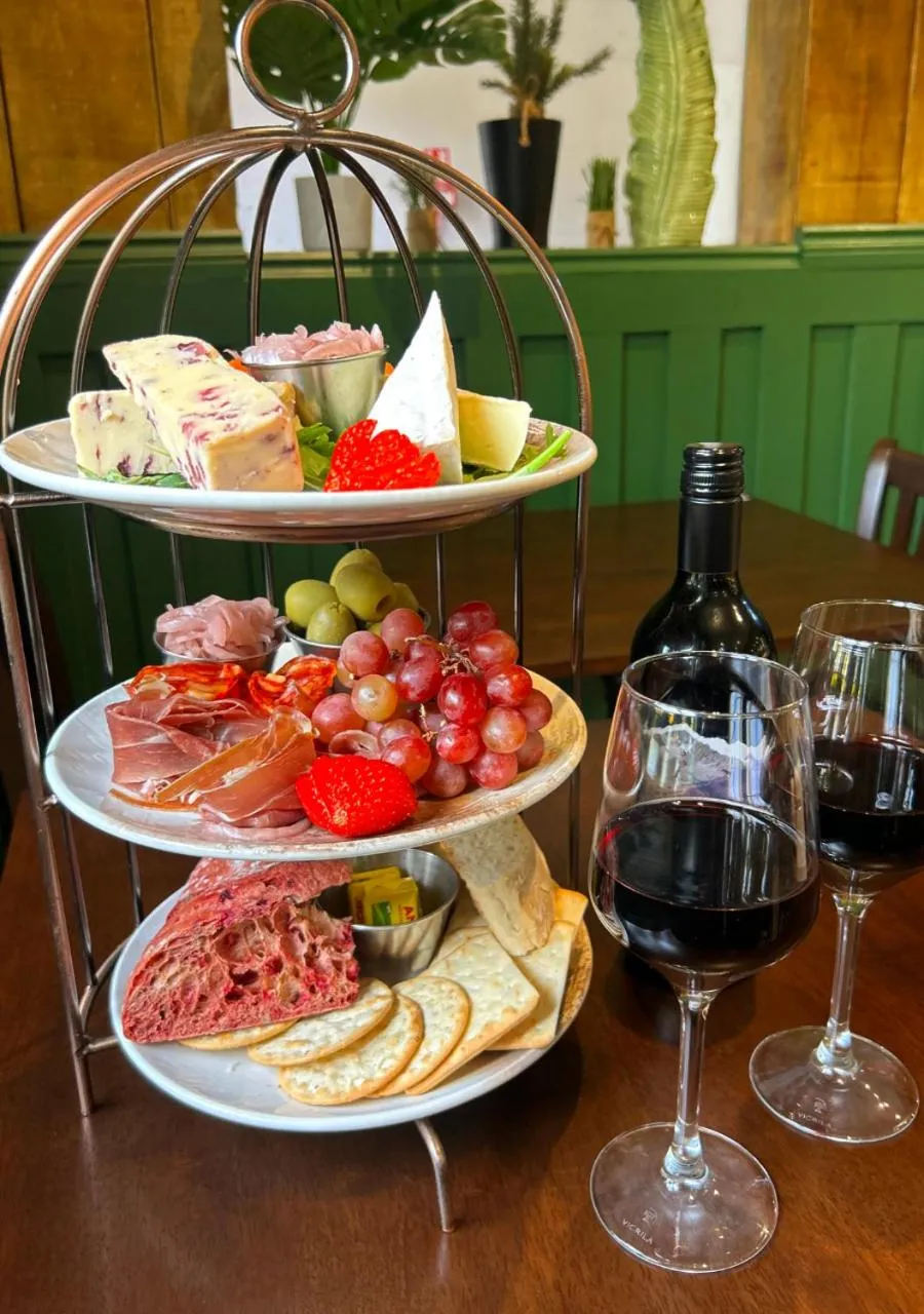 Food close-up in Mitre Hotel Manchester City Centre