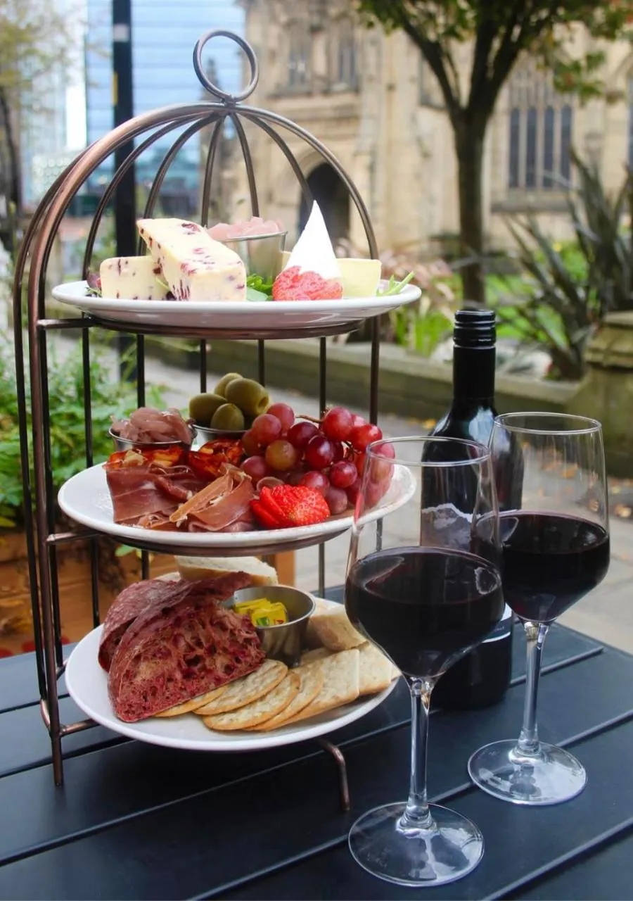 Food in Mitre Hotel Manchester City Centre