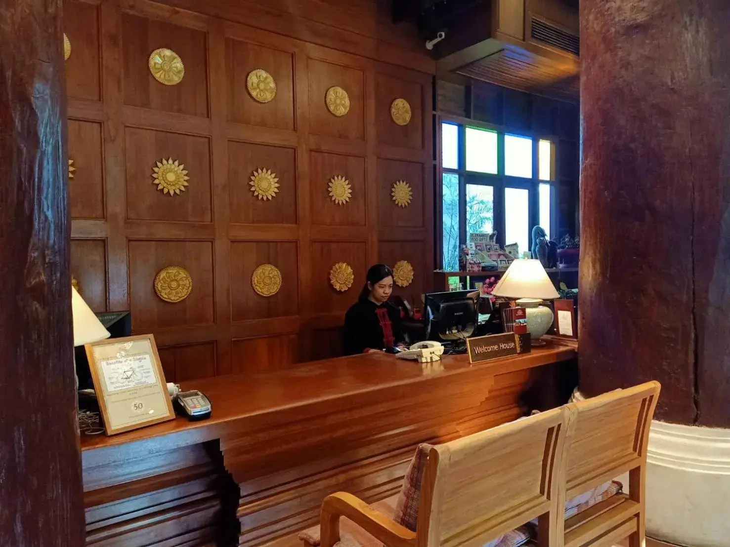 Lobby or reception in The Rim Chiang Mai Lobby or reception in The Rim Chiang Mai