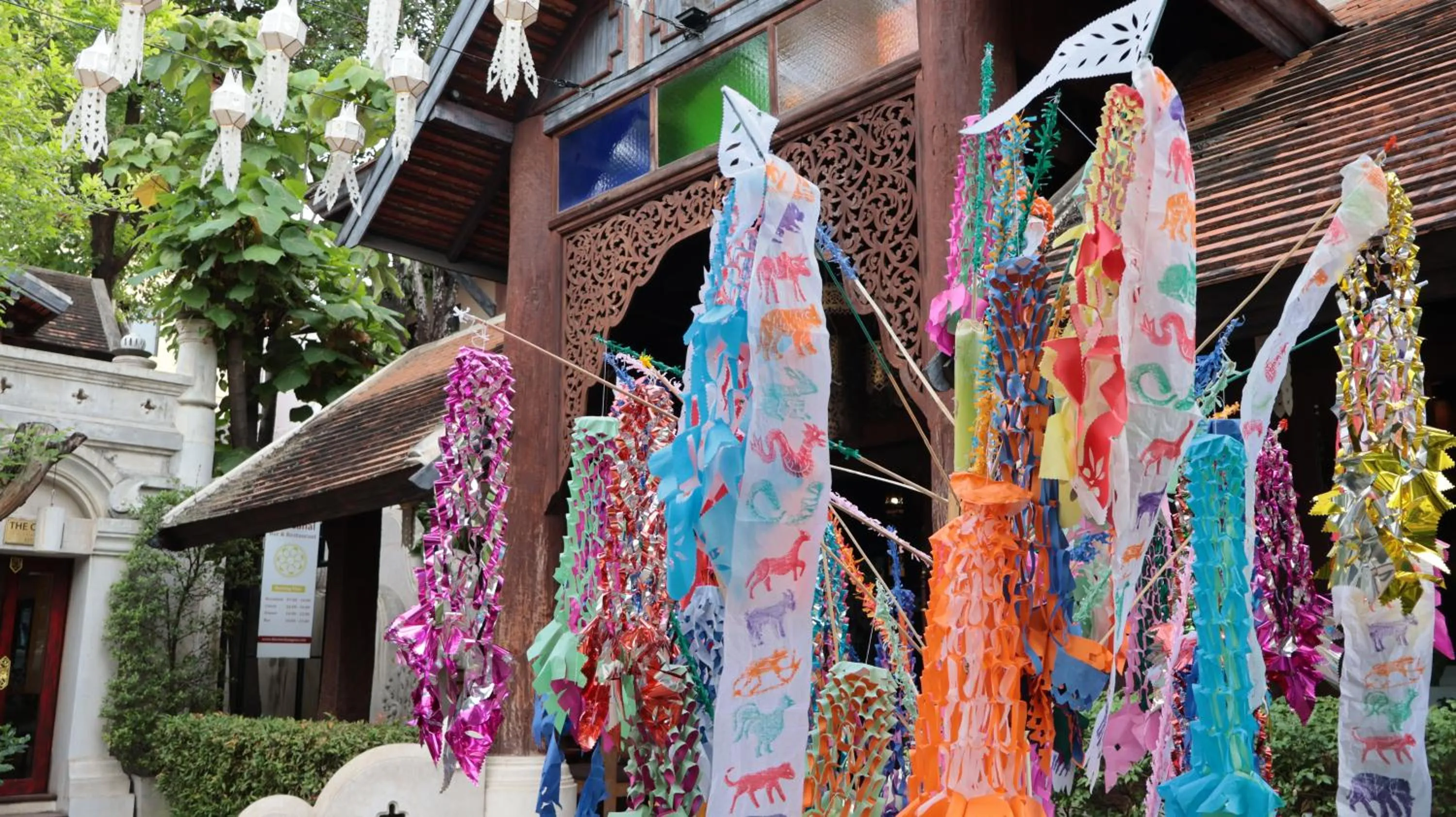 Decorative detail in The Rim Chiang Mai