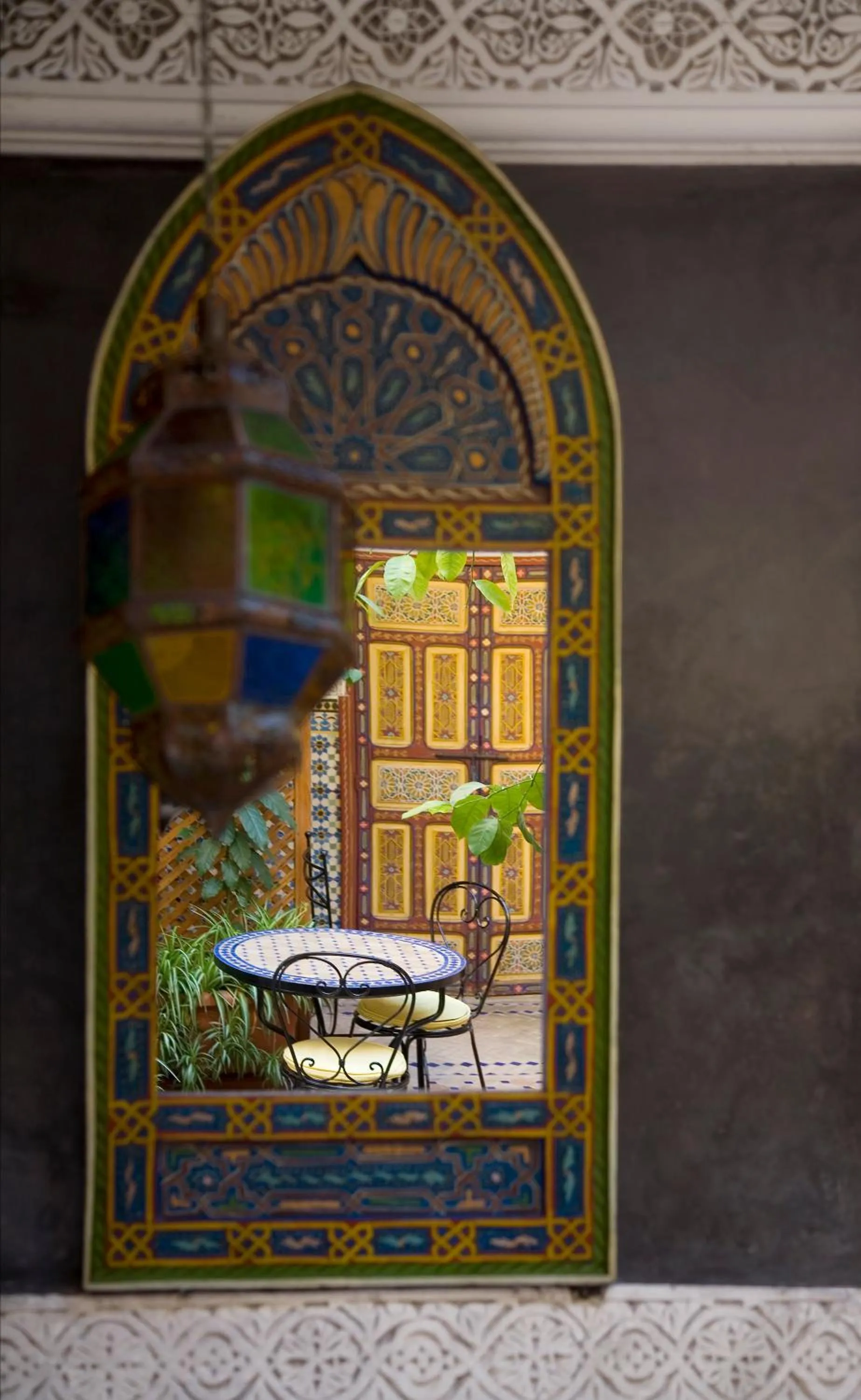 Decorative detail in Riad Zara