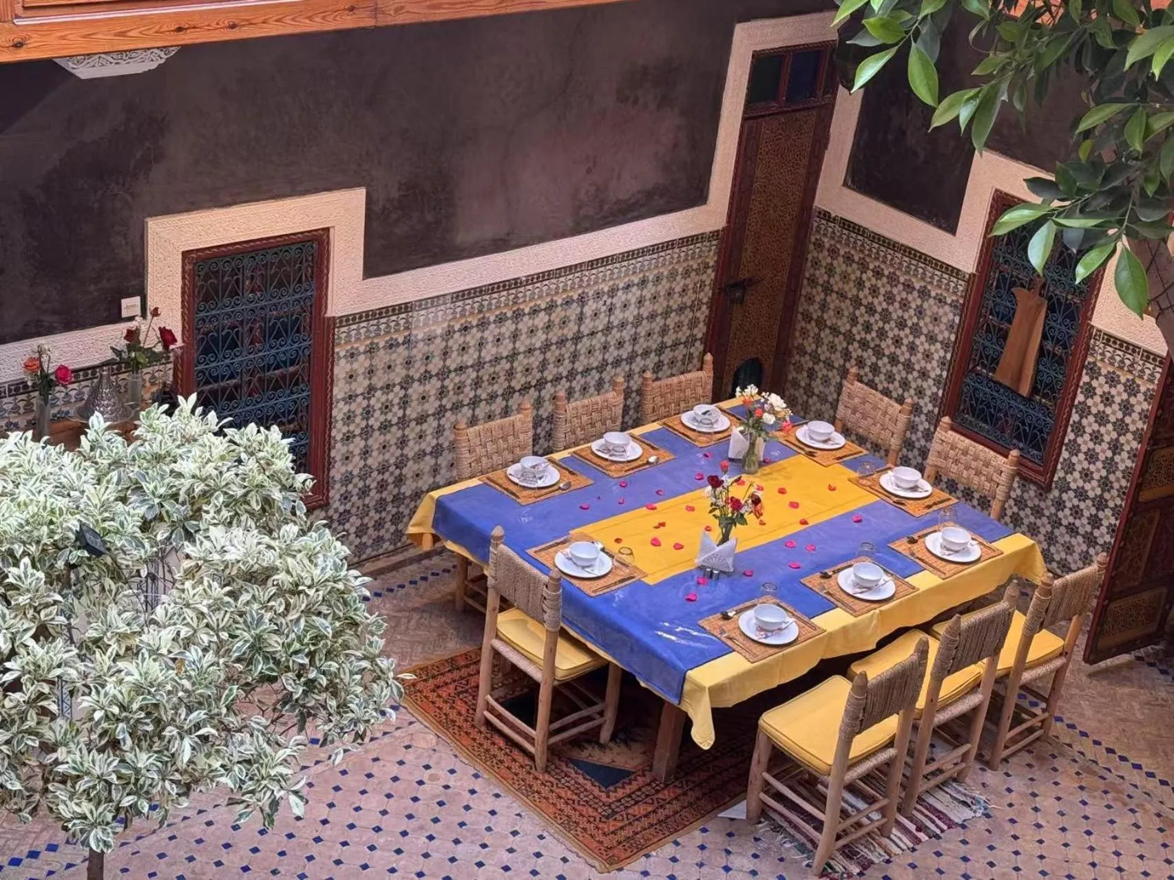 Patio in Riad Zara