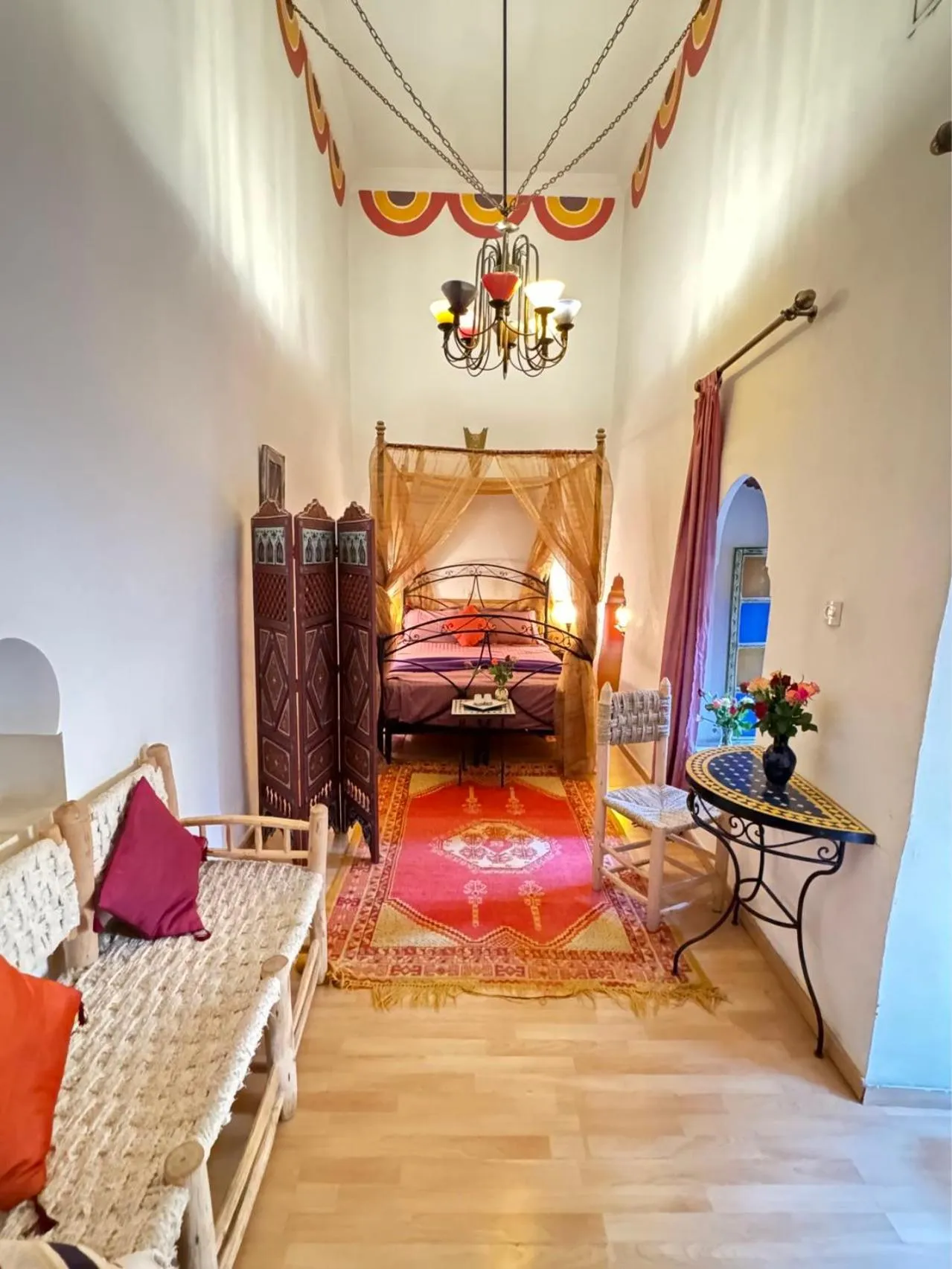 Living room in Riad Zara