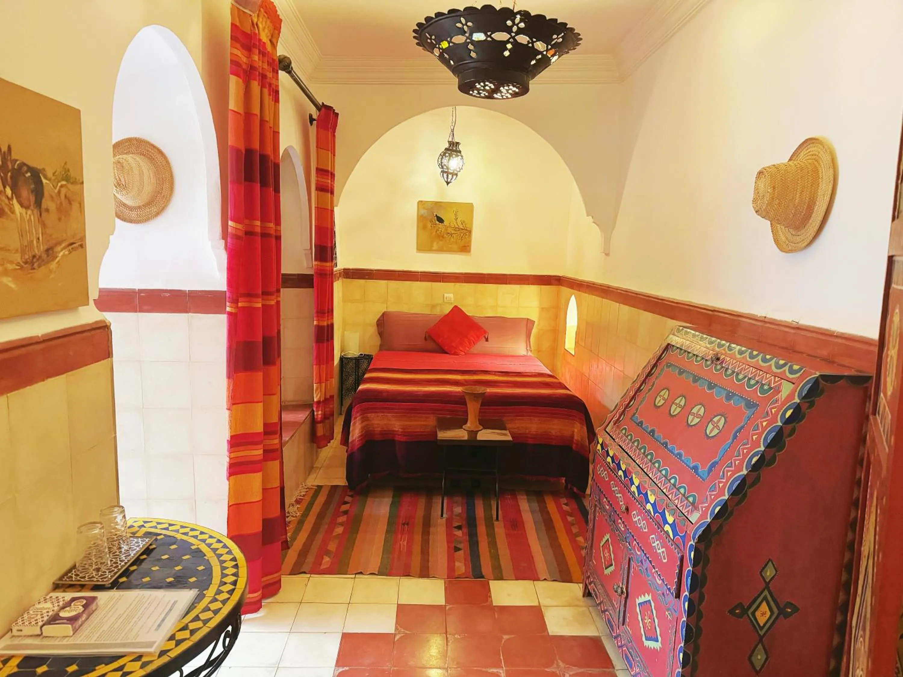 Bed in Riad Zara