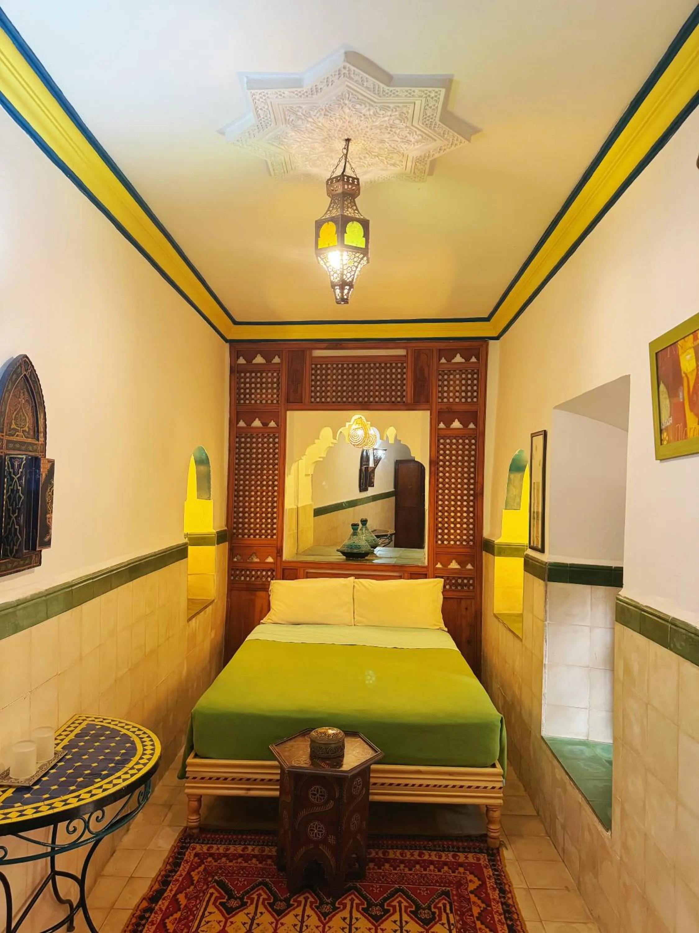 Bed in Riad Zara