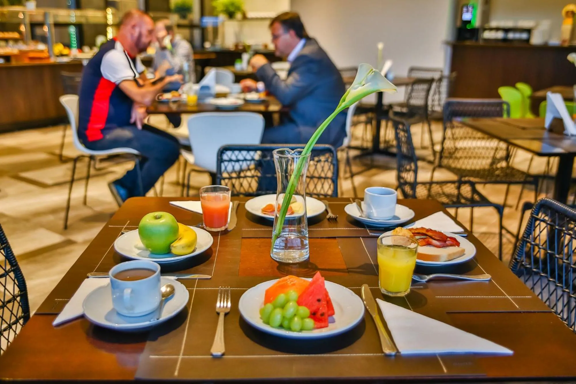 Breakfast in Wyndham Garden Ribeirão Preto Convention
