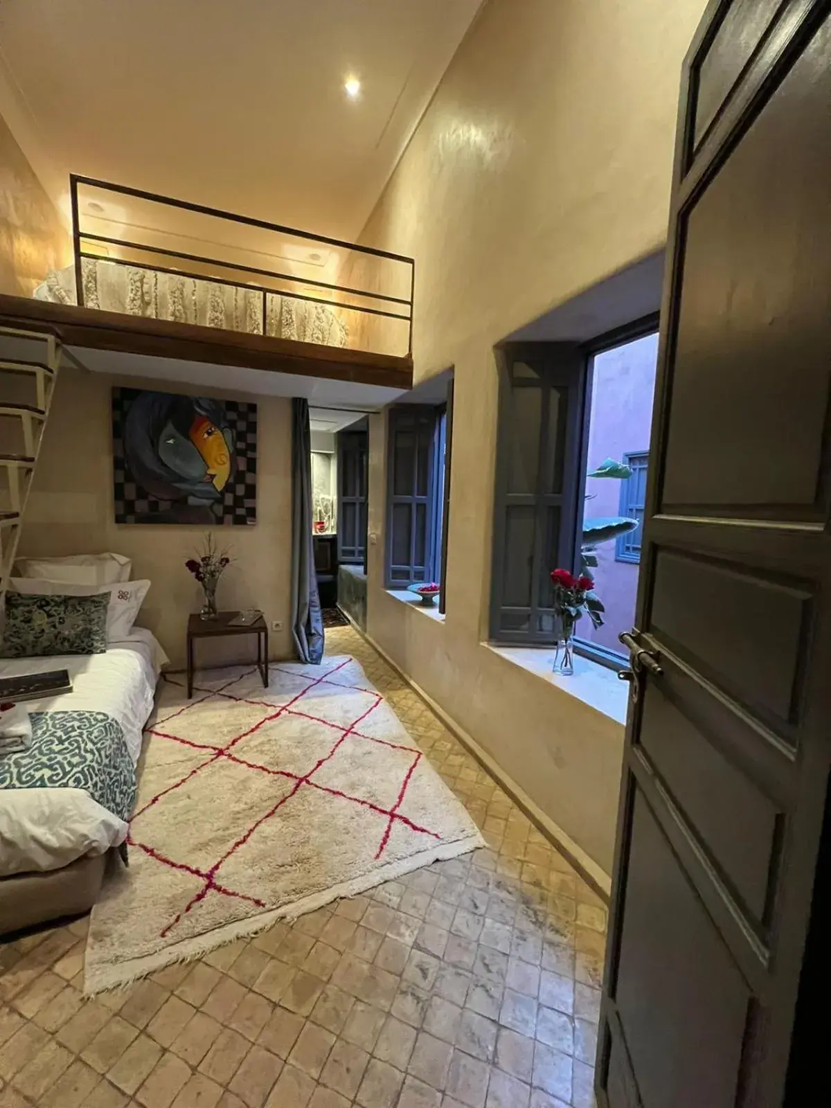 Bed in Riad Vendôme & Spa Bed in Riad Vendôme & Spa