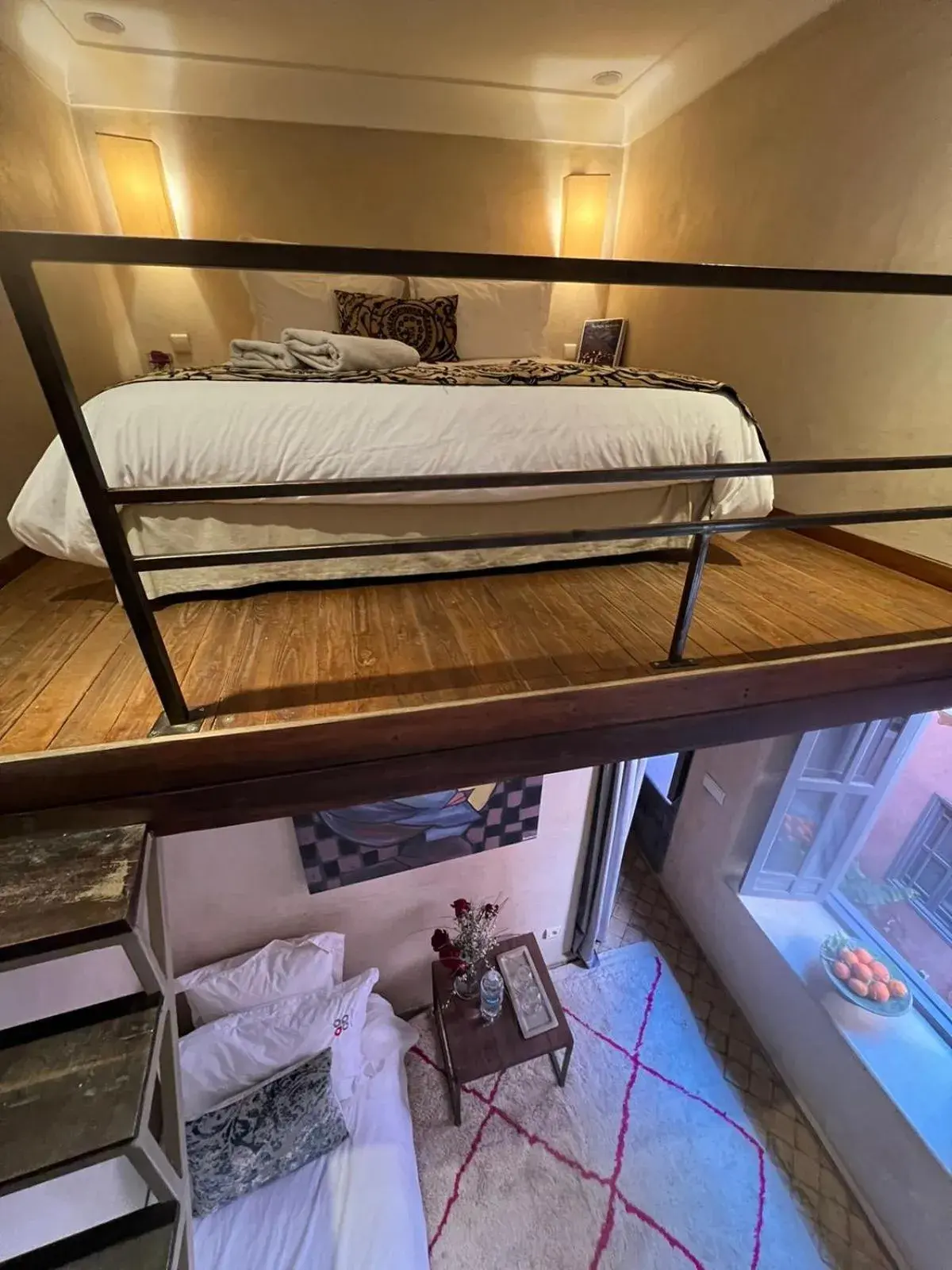 Bed in Riad Vendôme & Spa Bed in Riad Vendôme & Spa