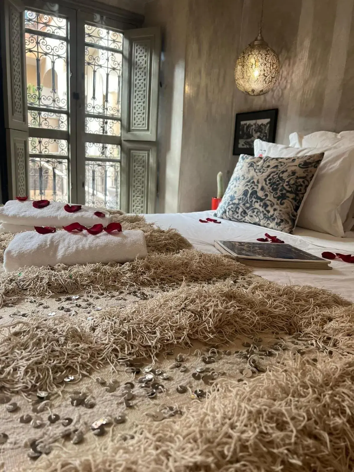 Bed in Riad Vendôme & Spa Bed in Riad Vendôme & Spa