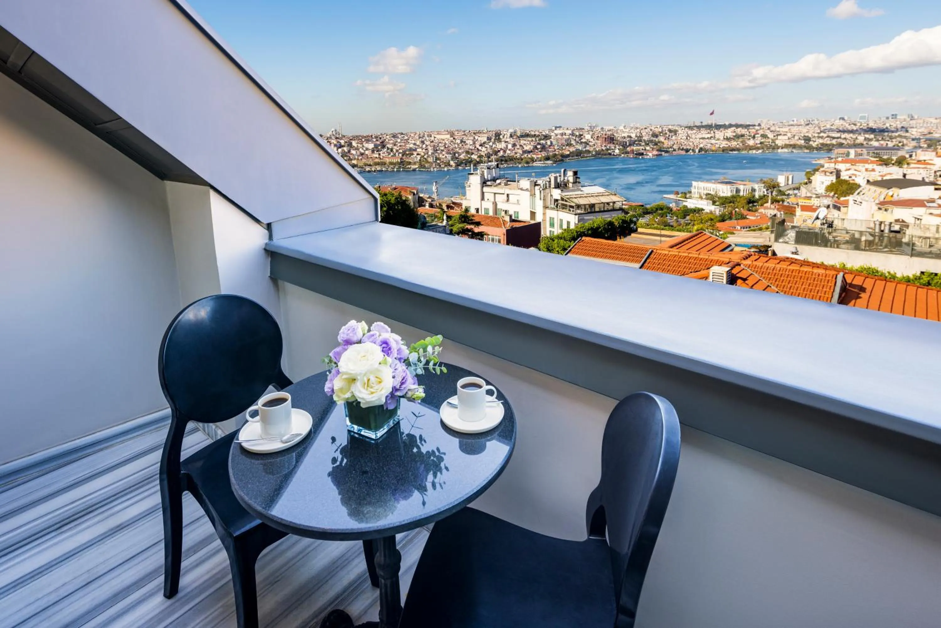 Balcony/Terrace in Palazzo Donizetti Hotel - Special Class
