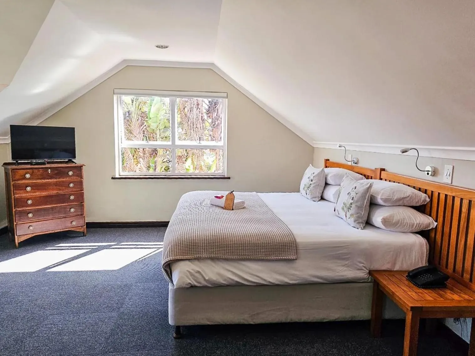 Bed in Blue Bay Lodge