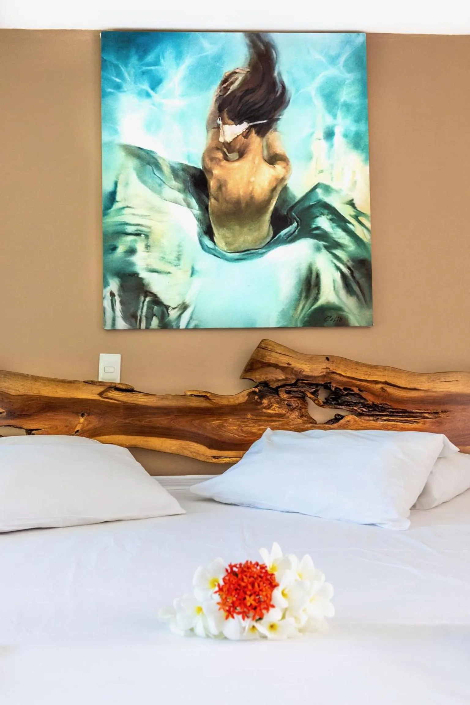 Bed in Xainã Pousada de Charme