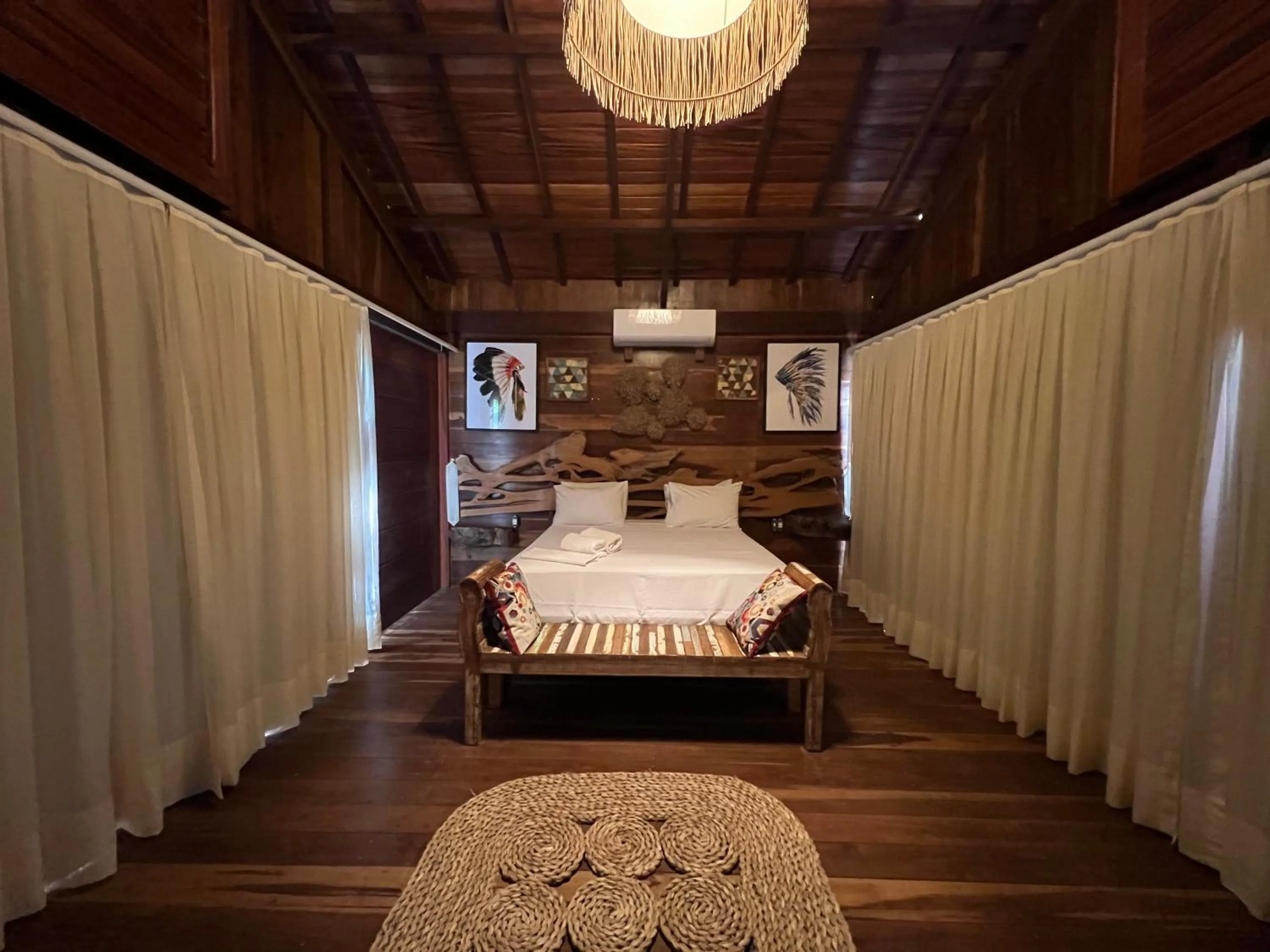 Bed in Xainã Pousada de Charme