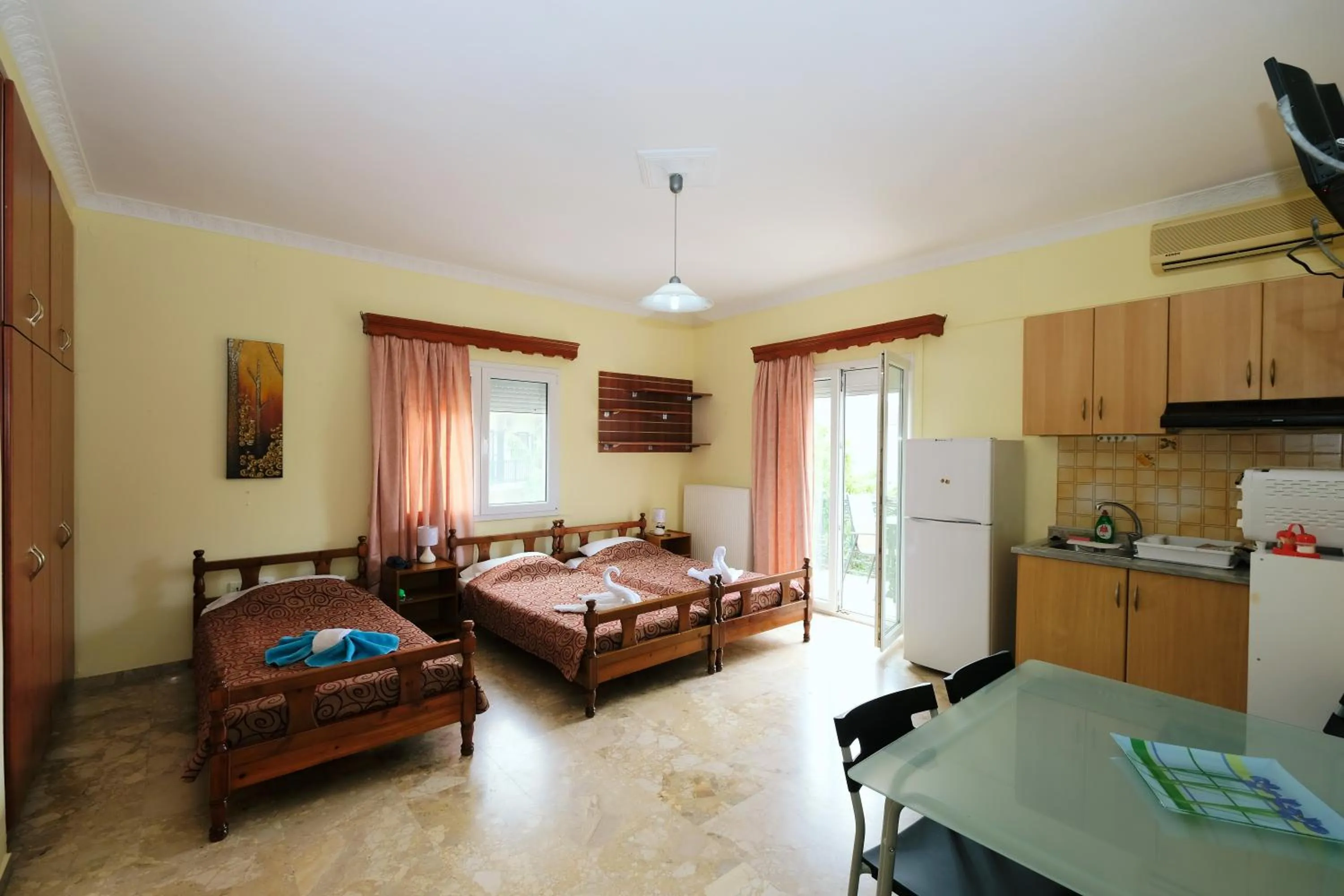 Bed in Apollo Pavilion Apartments