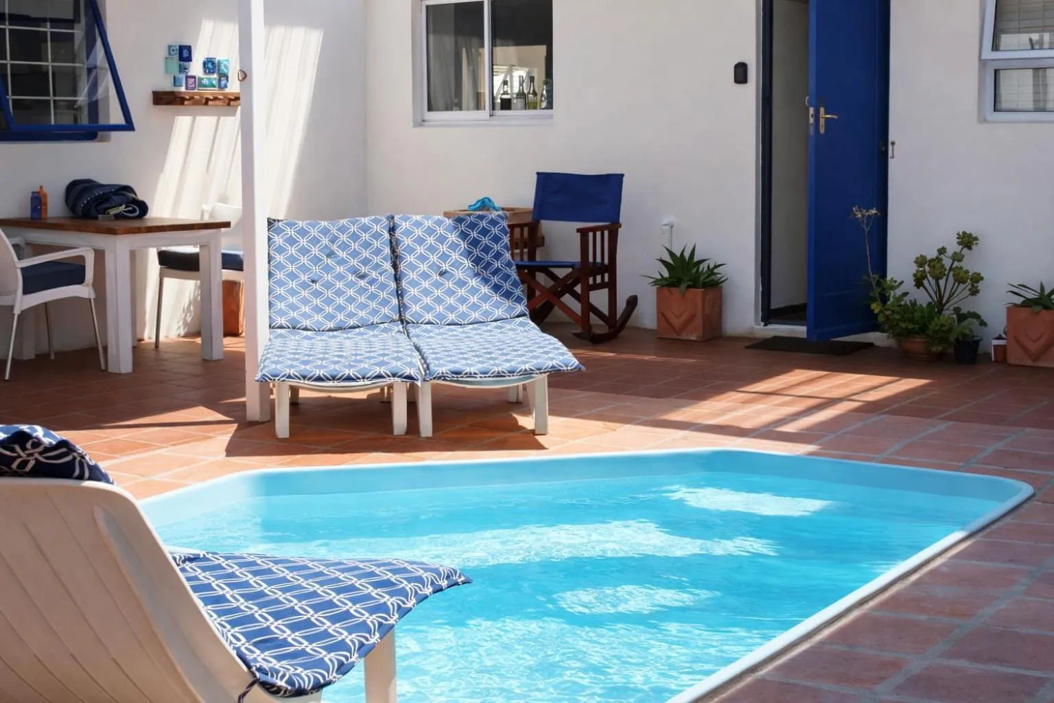 Swimming pool in BlueSky Arniston Boutique Guesthouse