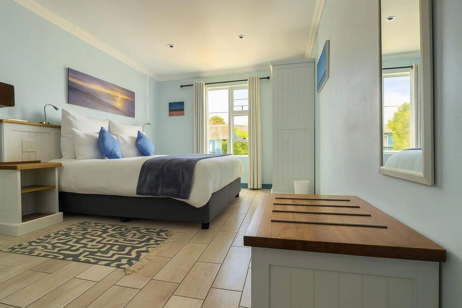 Bedroom, Bed in BlueSky Arniston Guest House