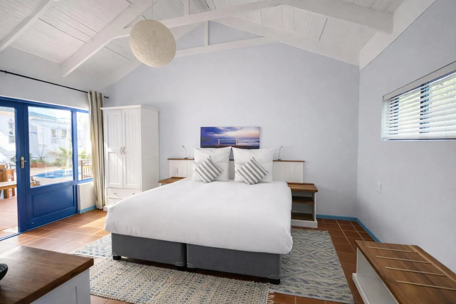 Bedroom, Bed in BlueSky Arniston Boutique Guesthouse