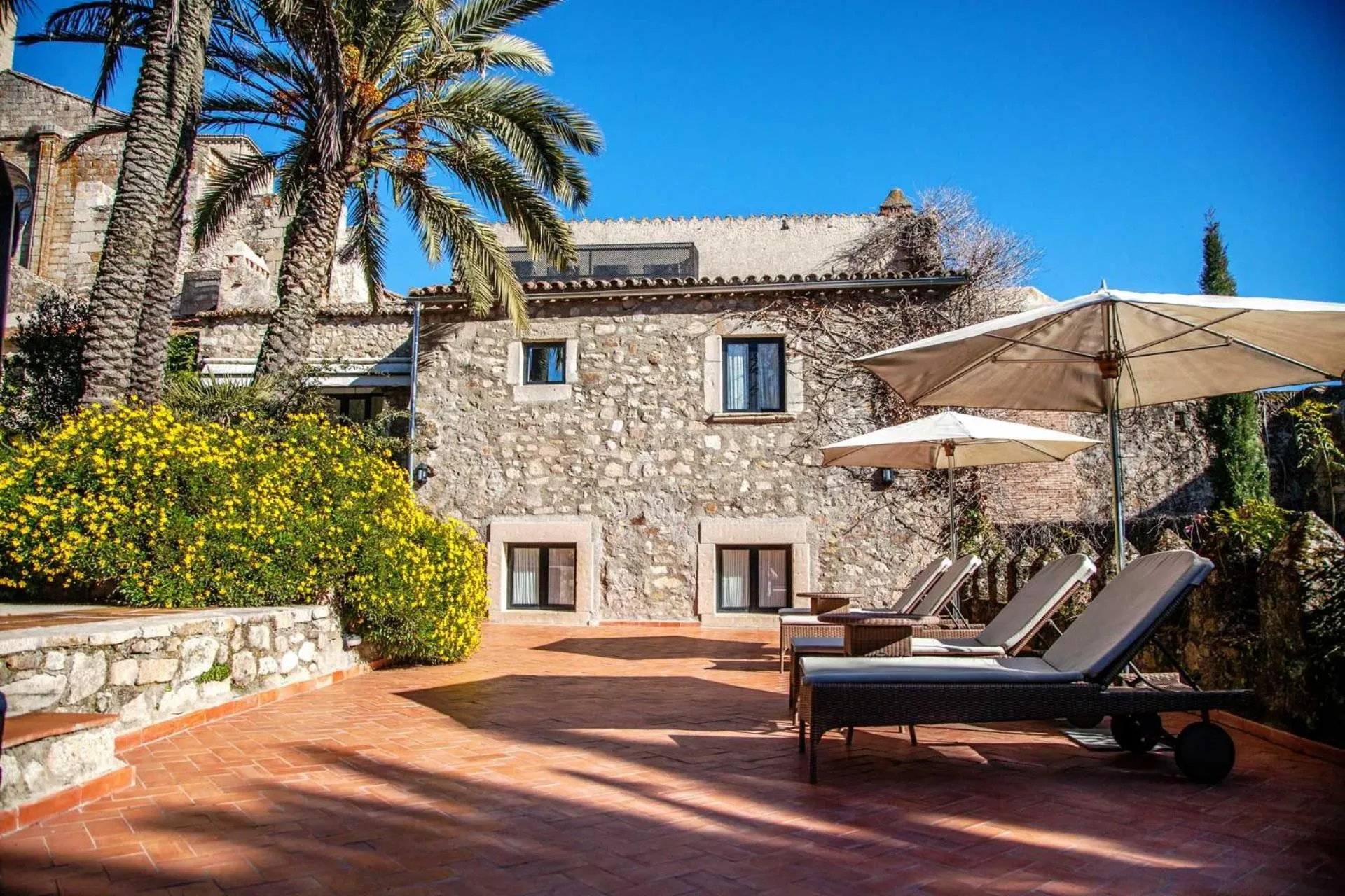 Pool view in Hotel Boutique Casa de Orellana