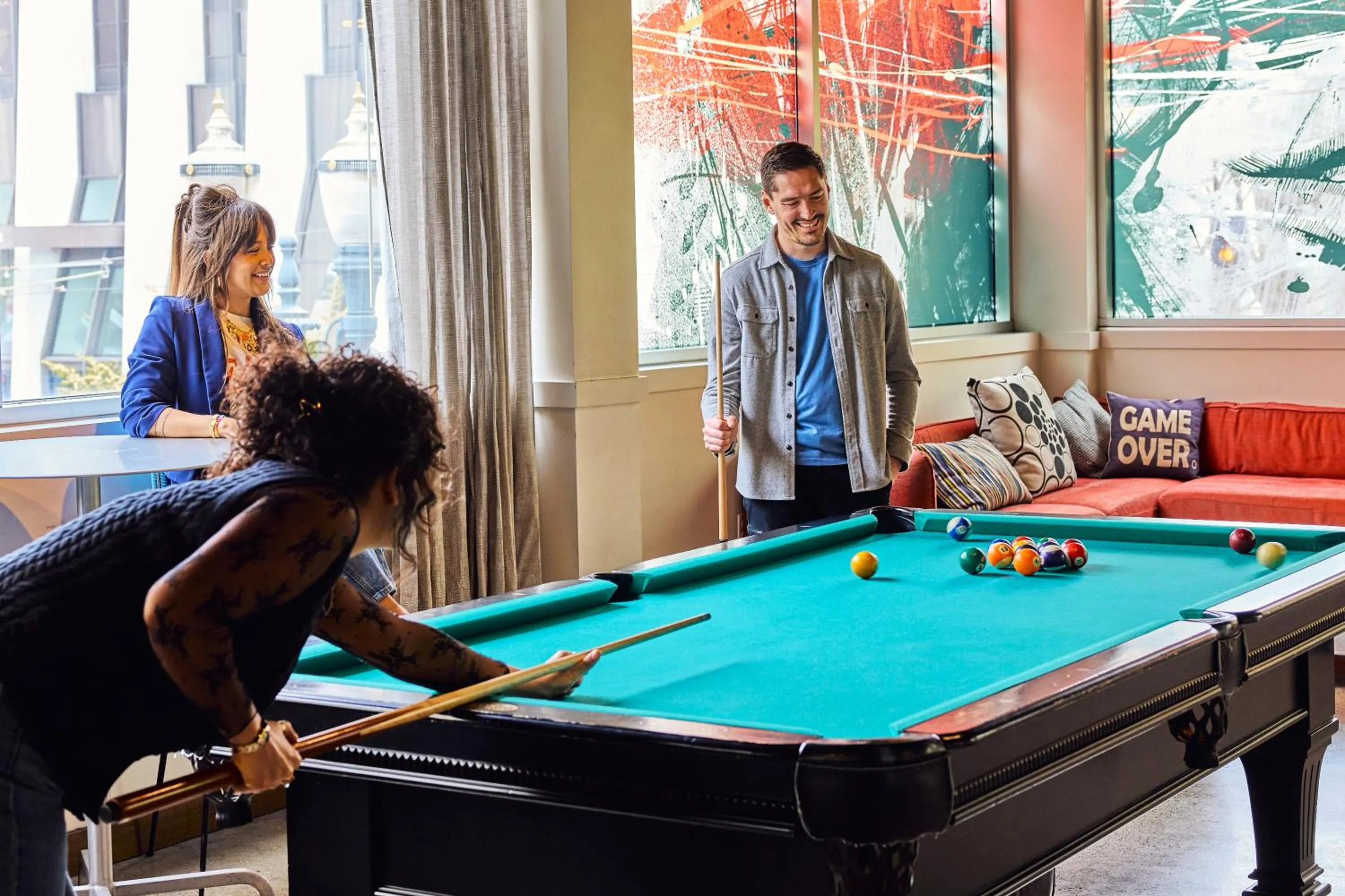 Billiard in The Hotel Zags Portland