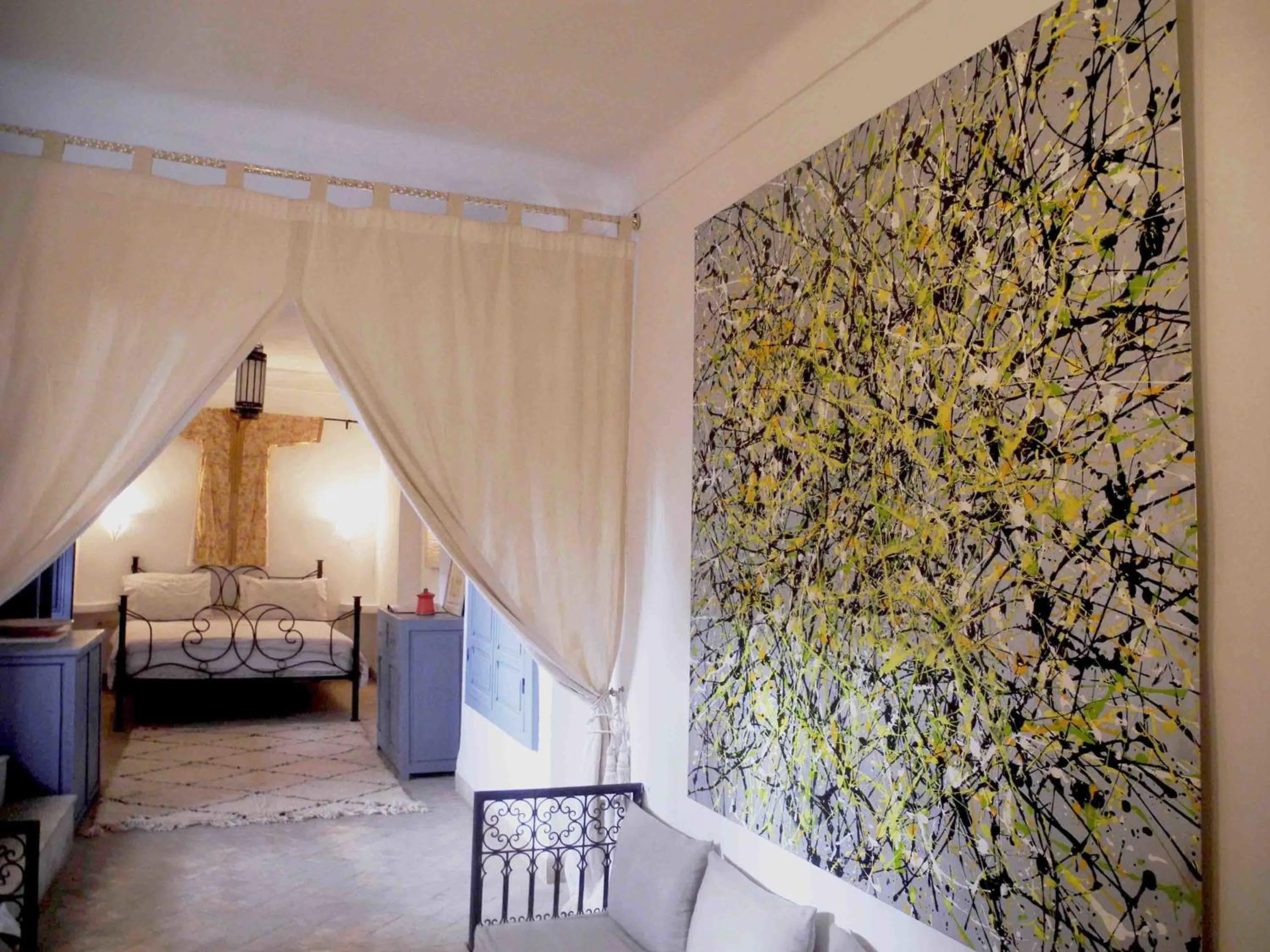 Photo of the whole room, Bed in Riad Linda