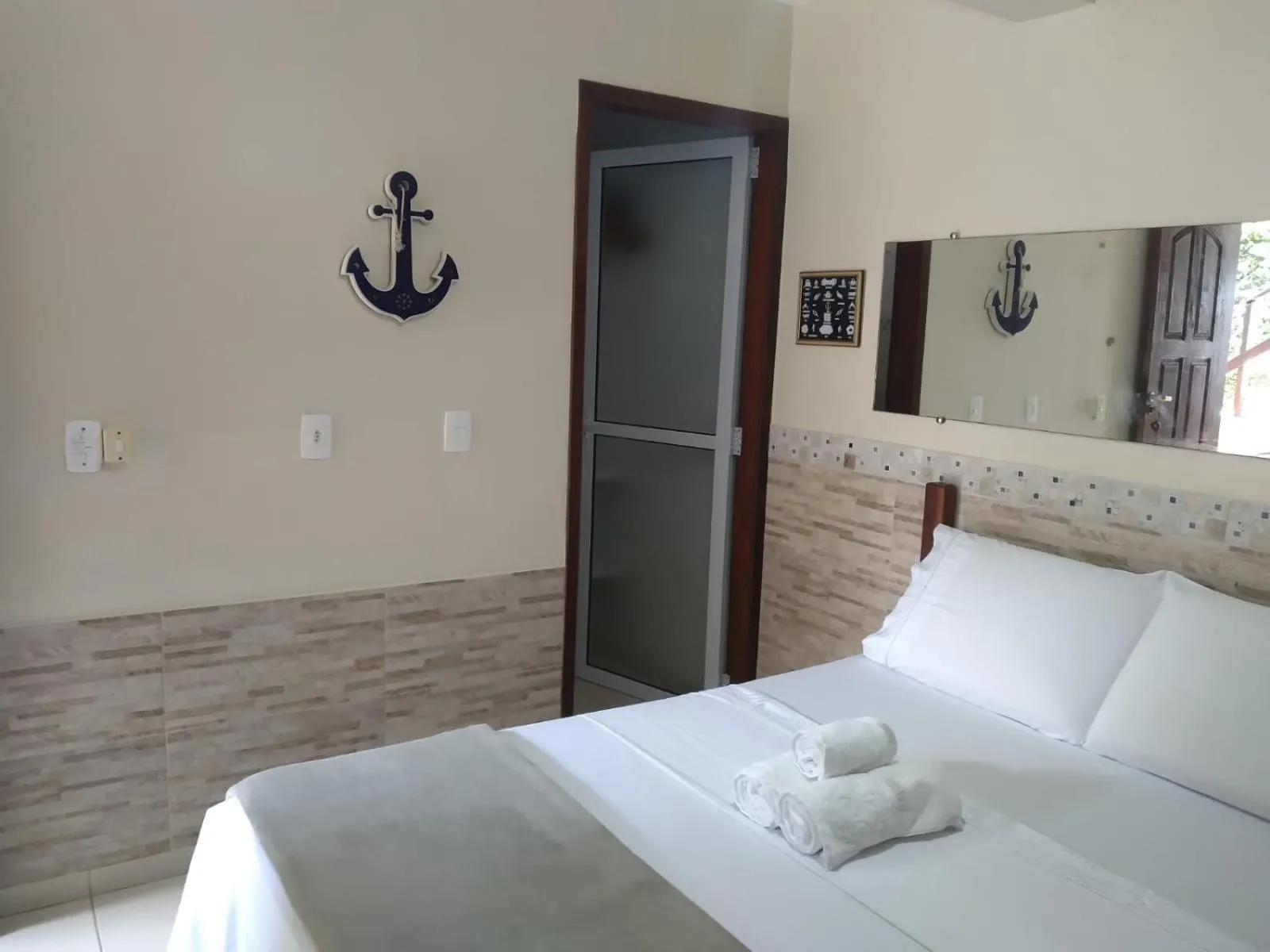 Bedroom, Bed in Pousada Refugio do Pirata