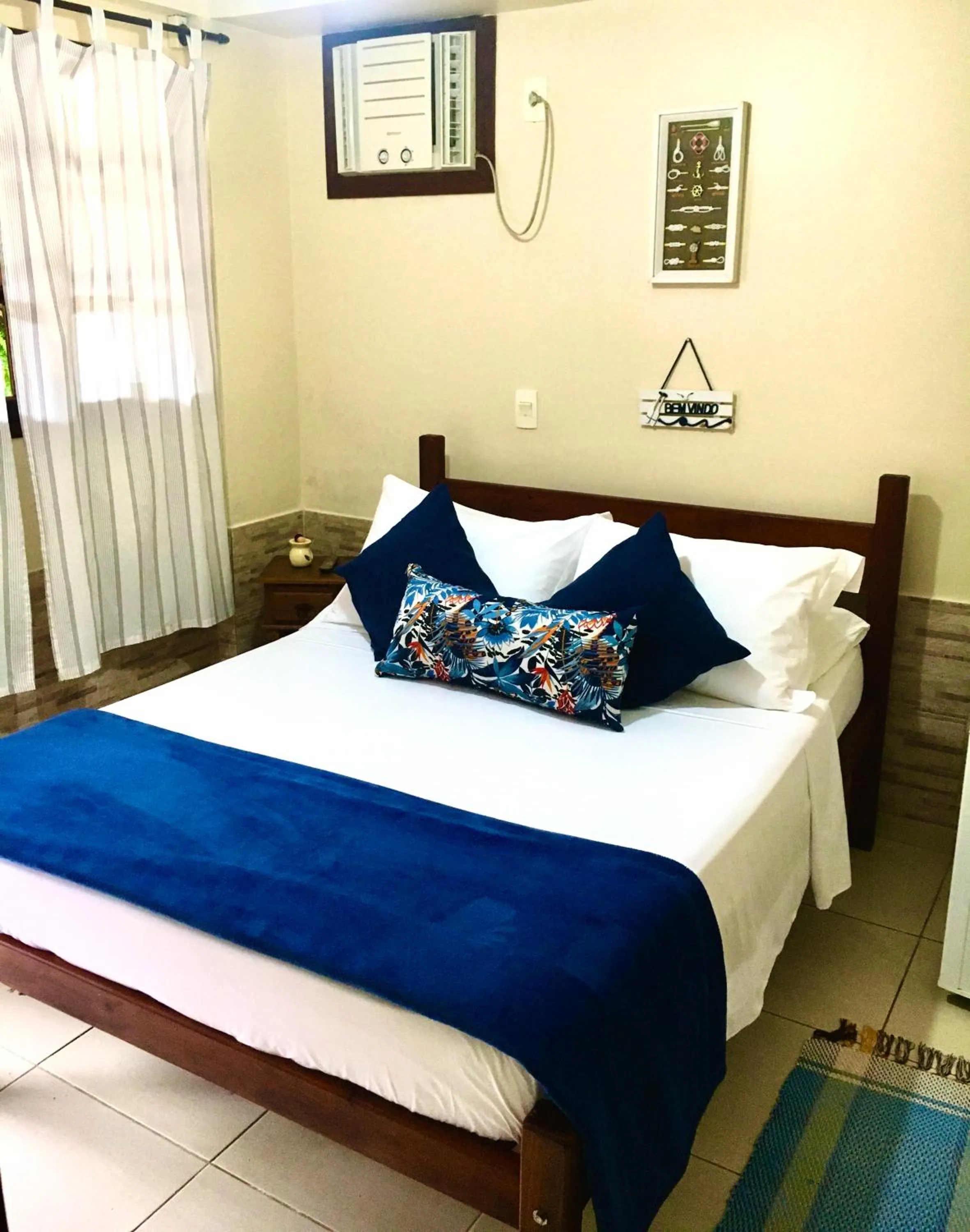Bed in Pousada Refugio do Pirata