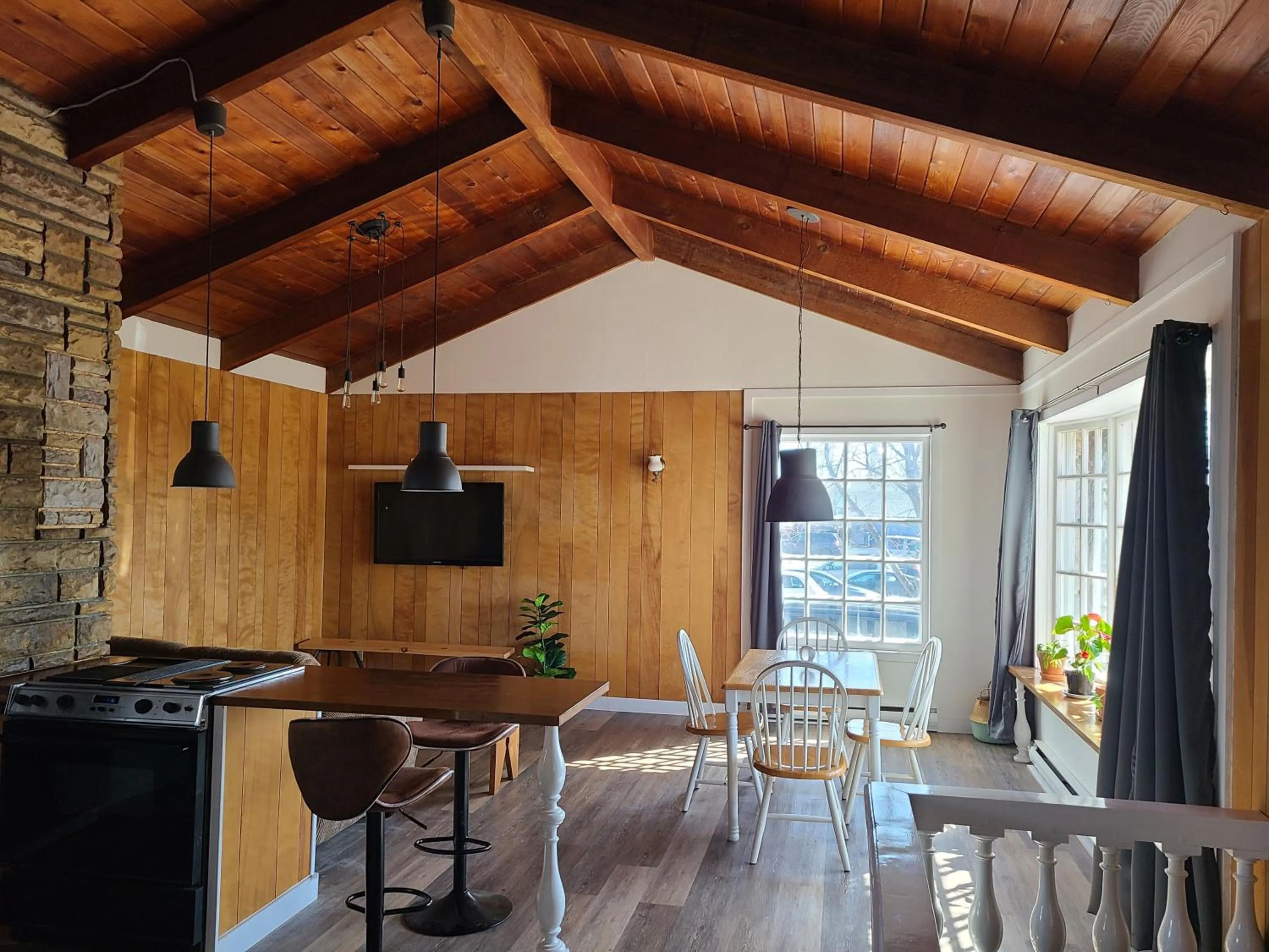 Seating area in Aux 4 vents - Auberg'Inn