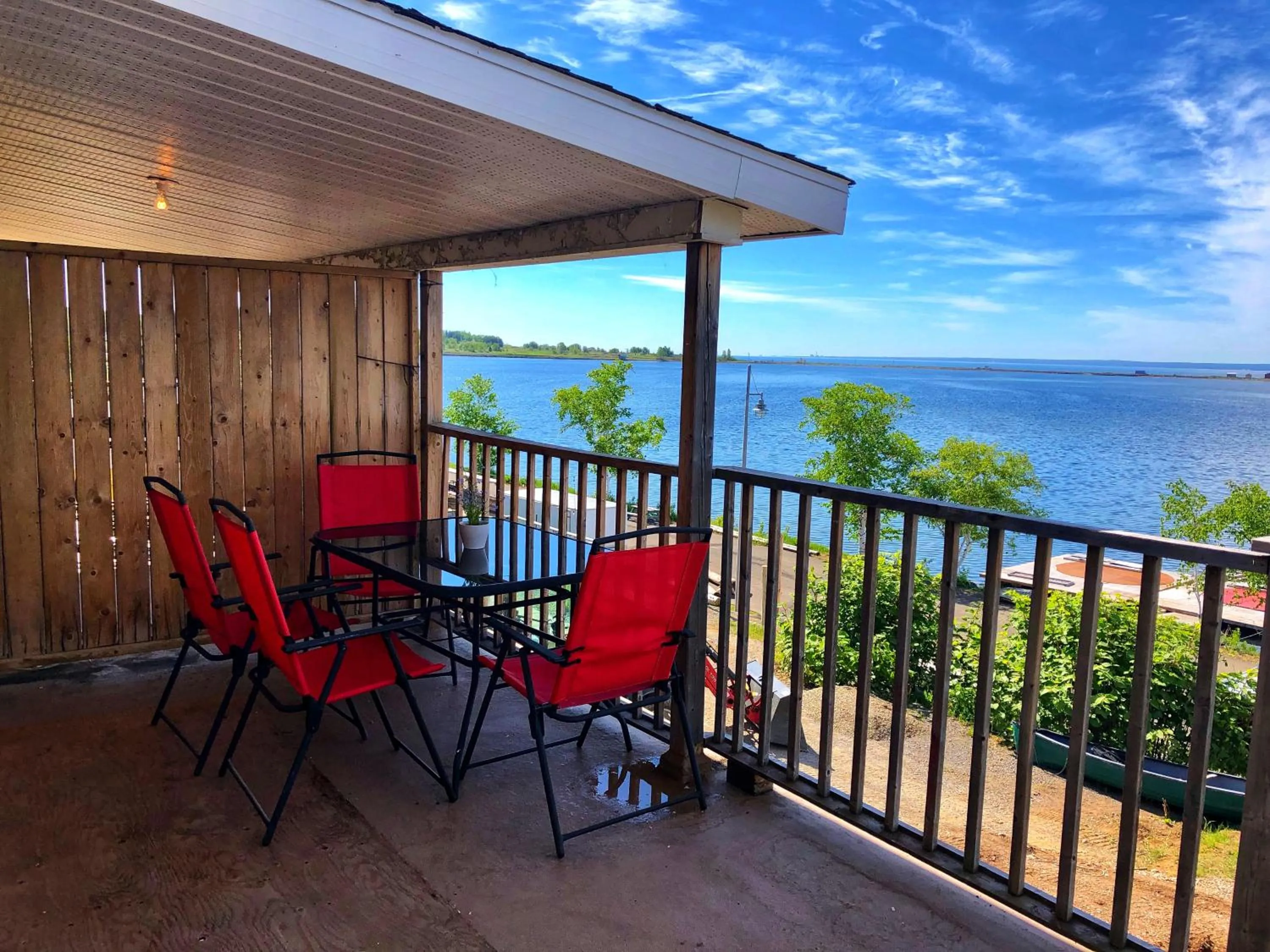 Balcony/Terrace in Aux 4 vents - Auberg'Inn