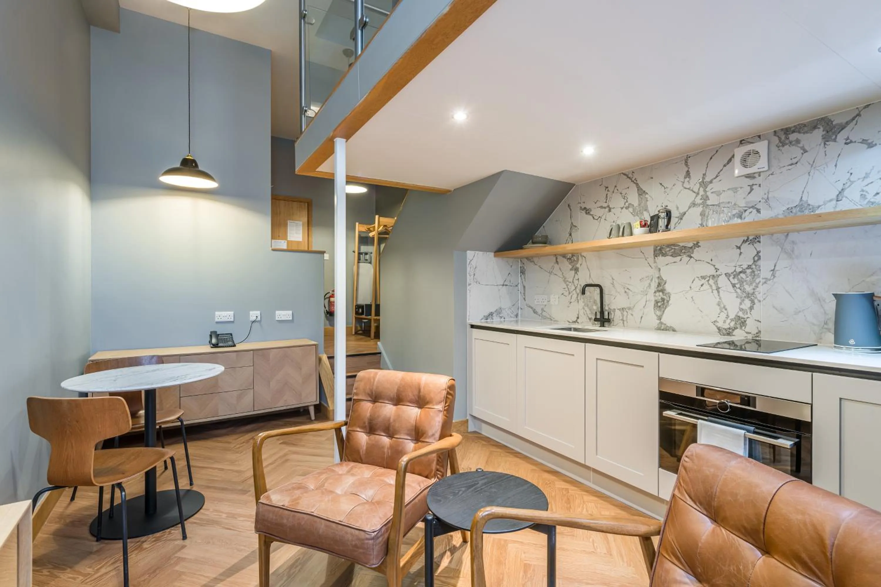 Kitchen or kitchenette in KM Apartments