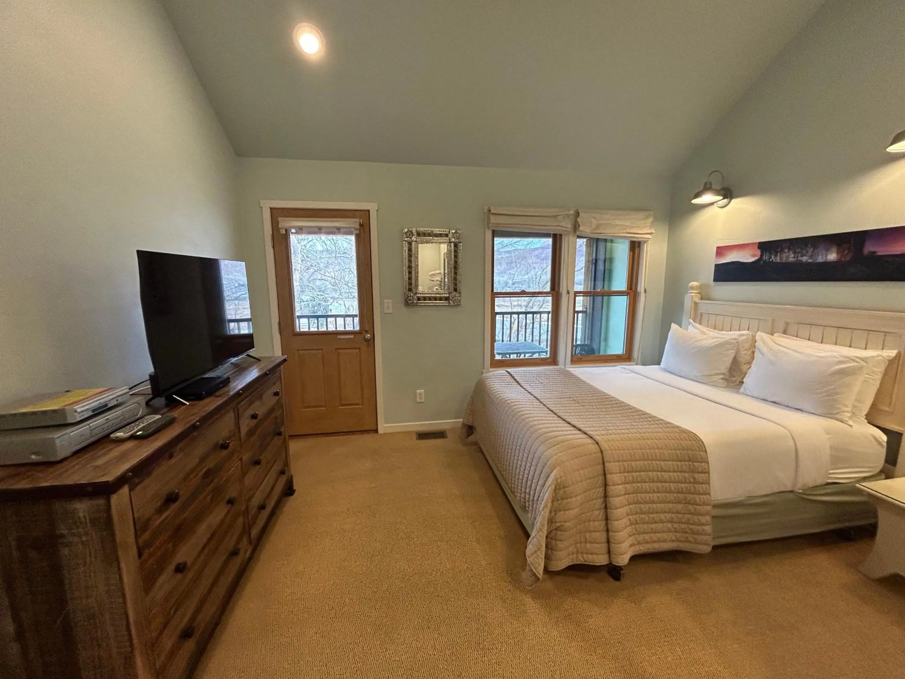 Bed in Moab Springs Ranch