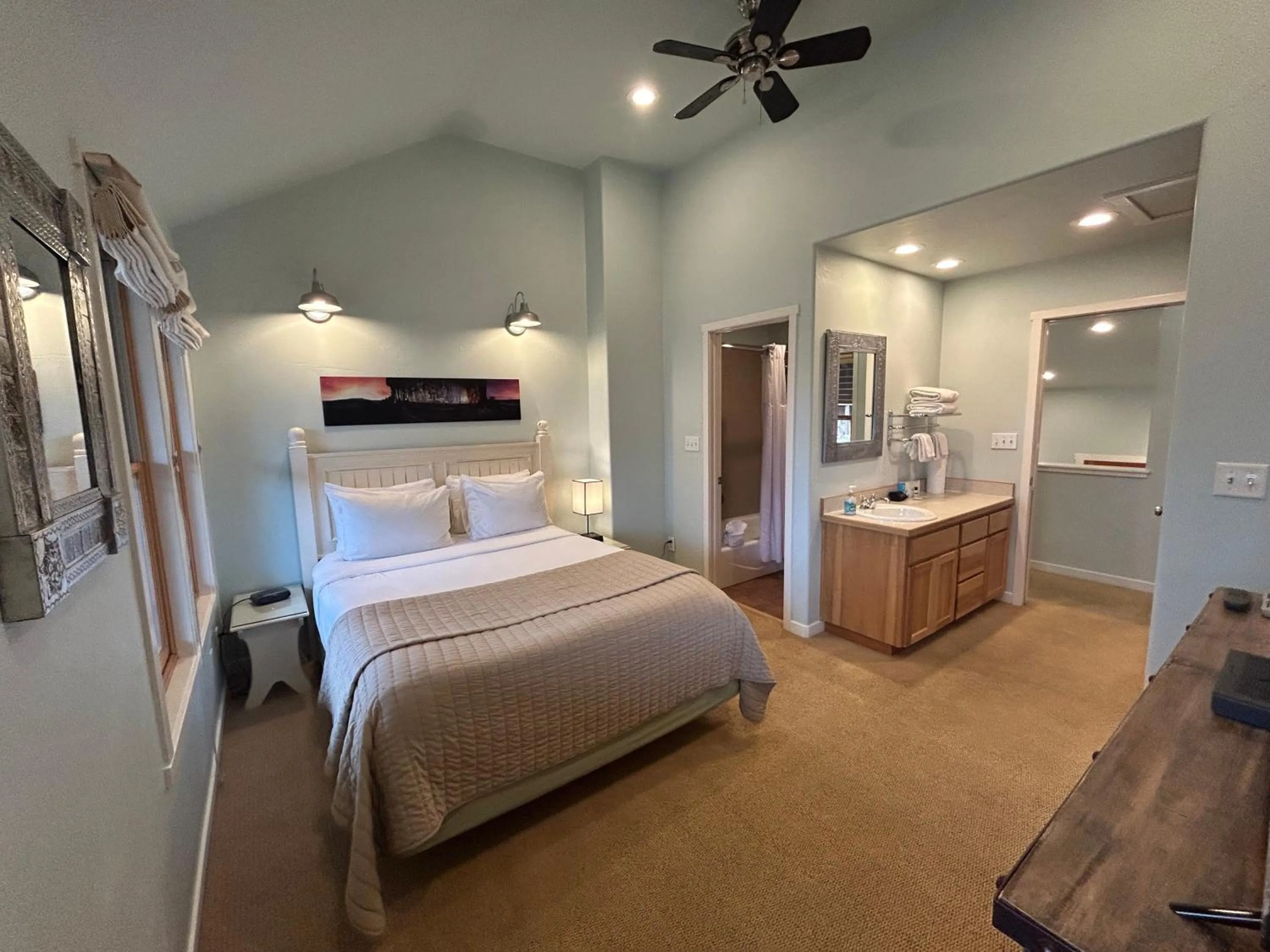 Bed in Moab Springs Ranch