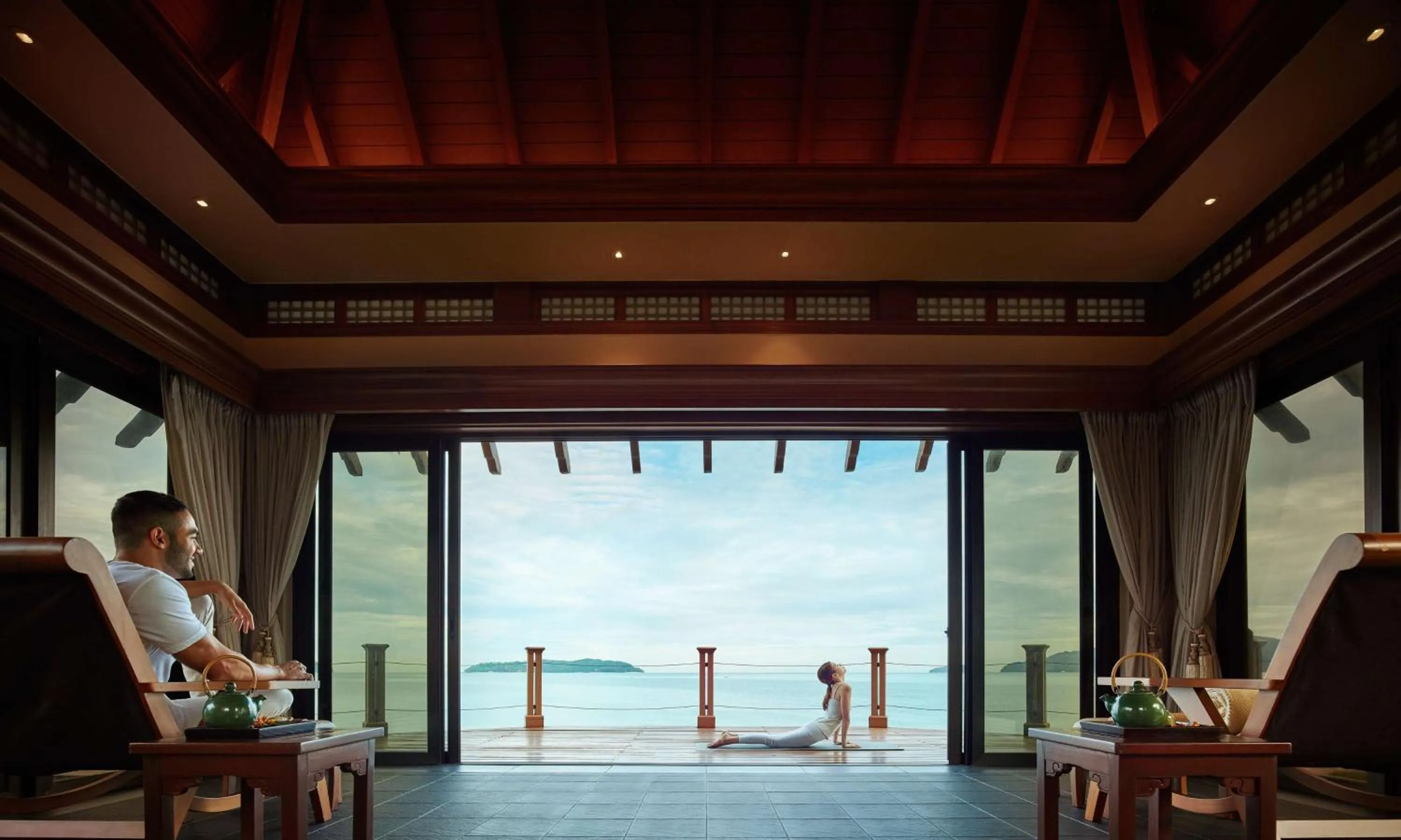 Spa and wellness centre/facilities in Shangri-La Tanjung Aru, Kota Kinabalu