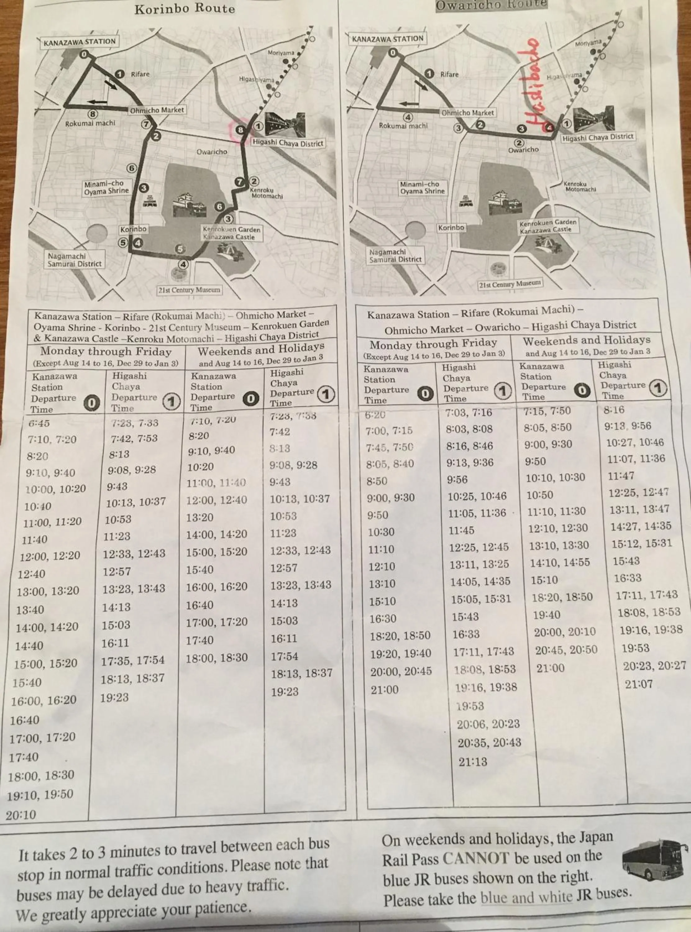 Bird's eye view in Guesthouse Hakuka