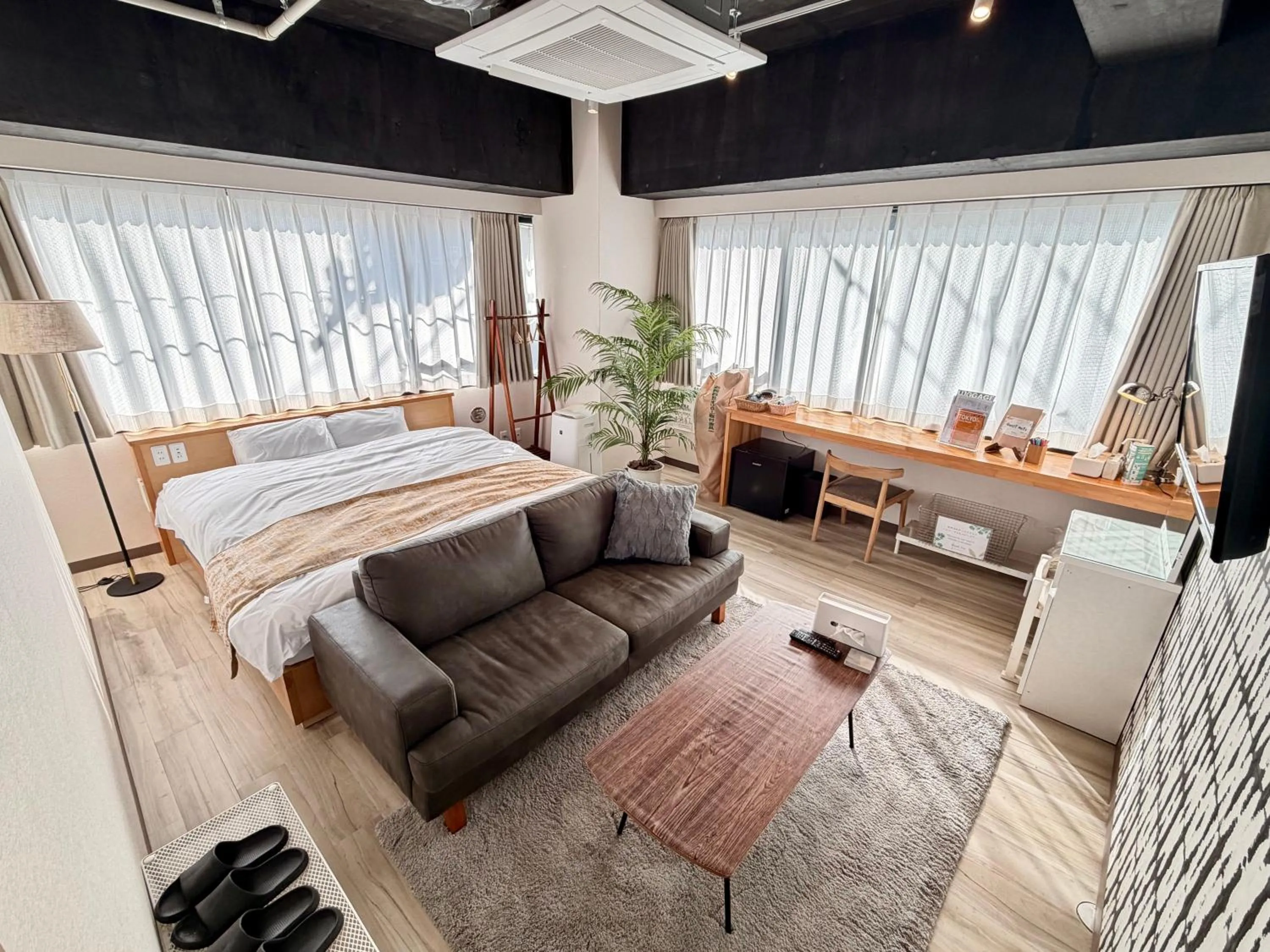 Photo of the whole room, Bed in TOKYO-W-INN Asakusa