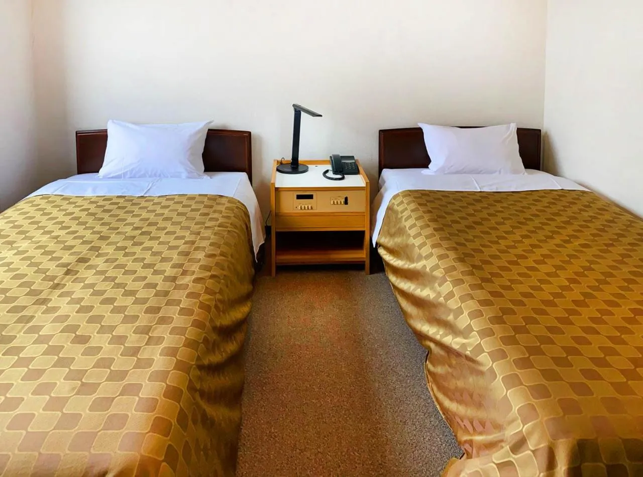 Photo of the whole room, Bed in Hotel Okuni (Royal Inn Group)