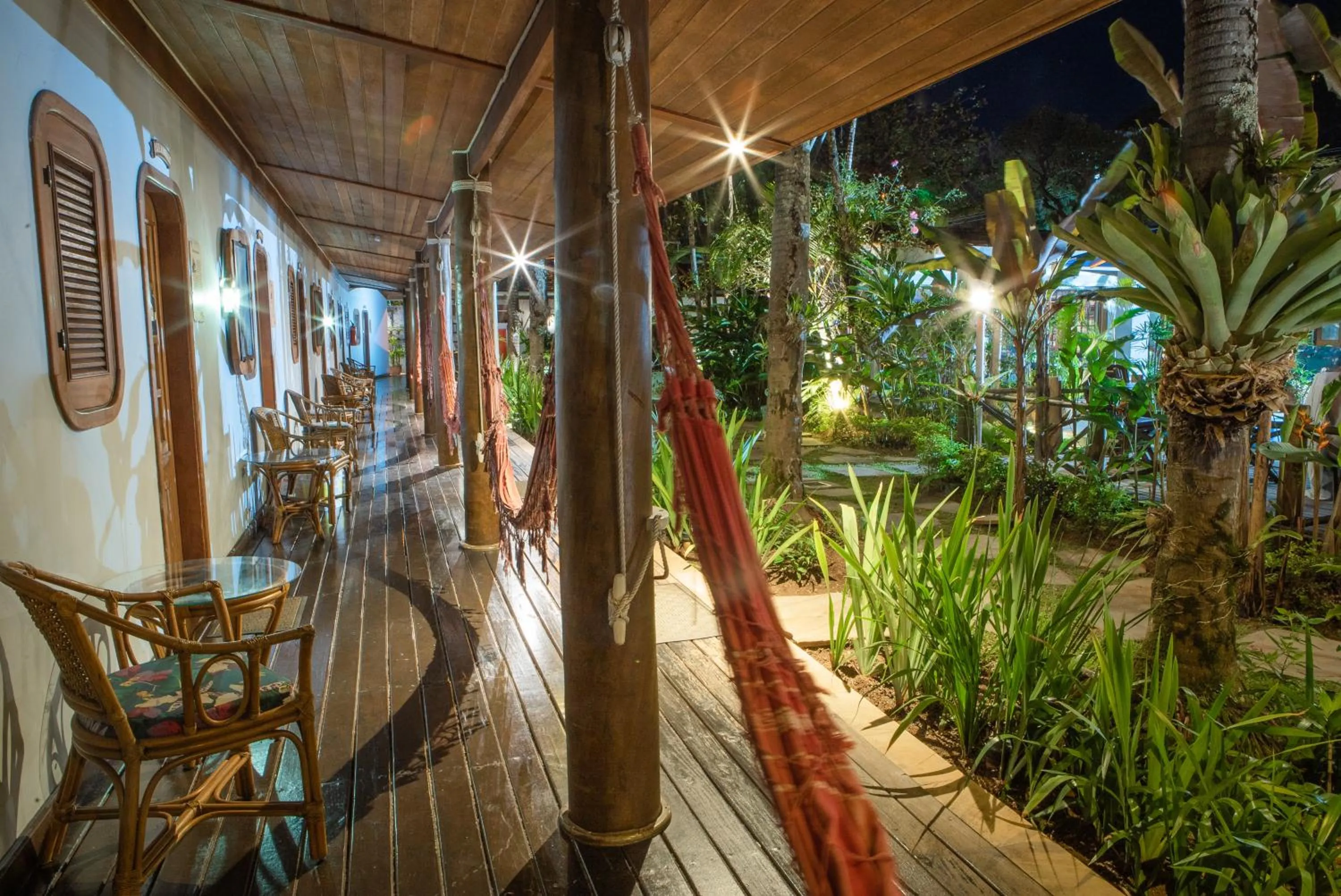 Patio in Plaza Inn Pousada do Capitão