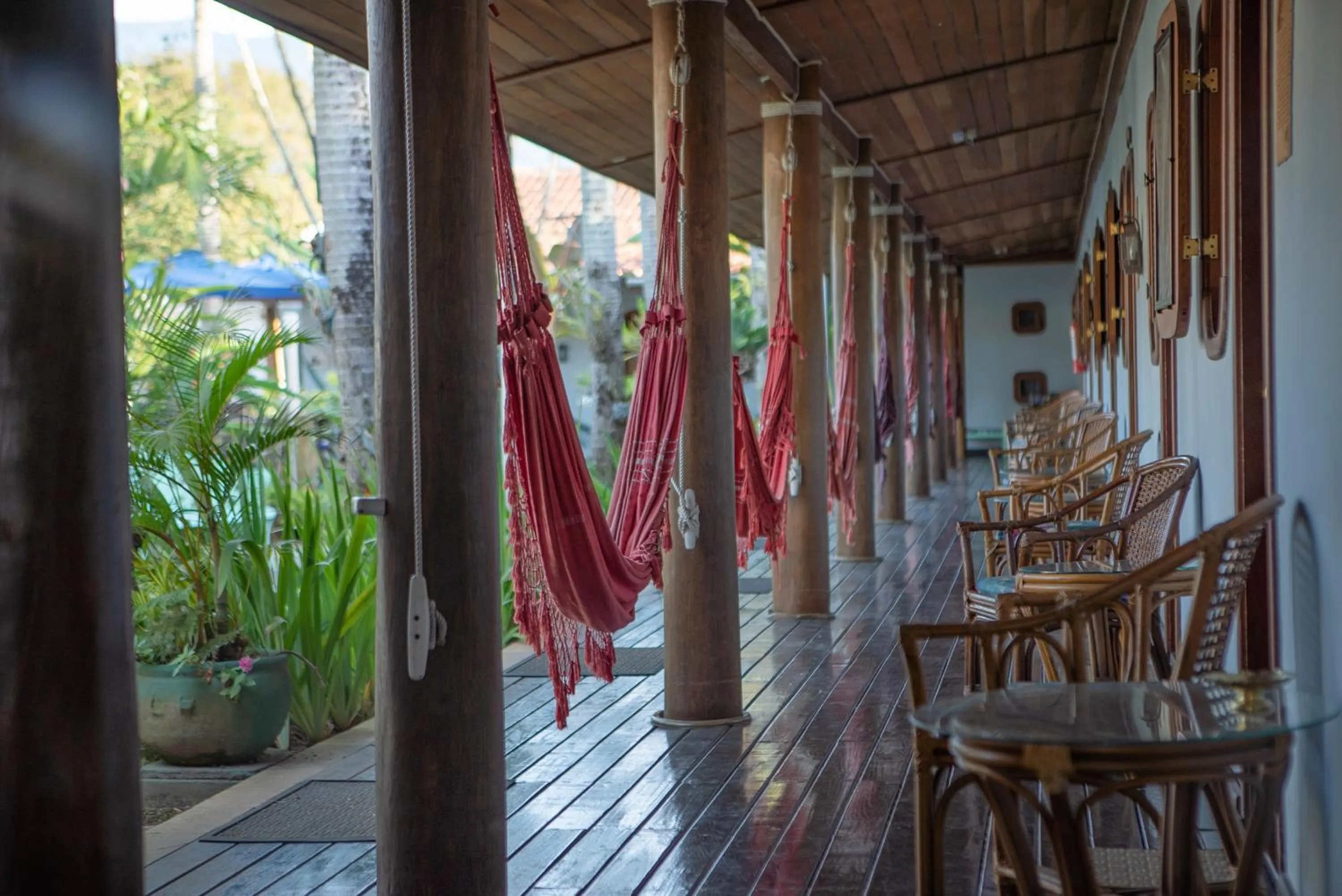 Patio in Plaza Inn Pousada do Capitão