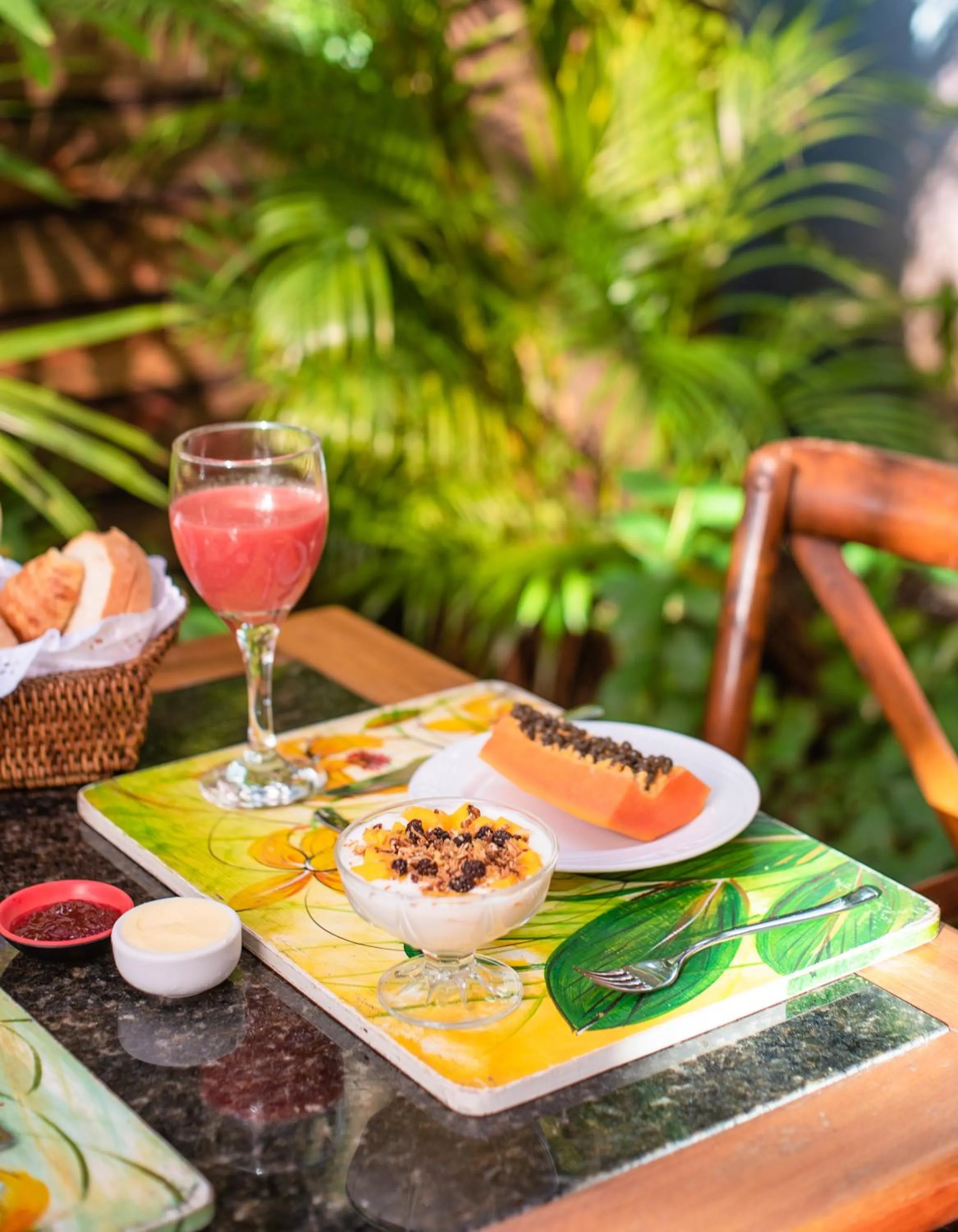 Breakfast in Plaza Inn Pousada do Capitão