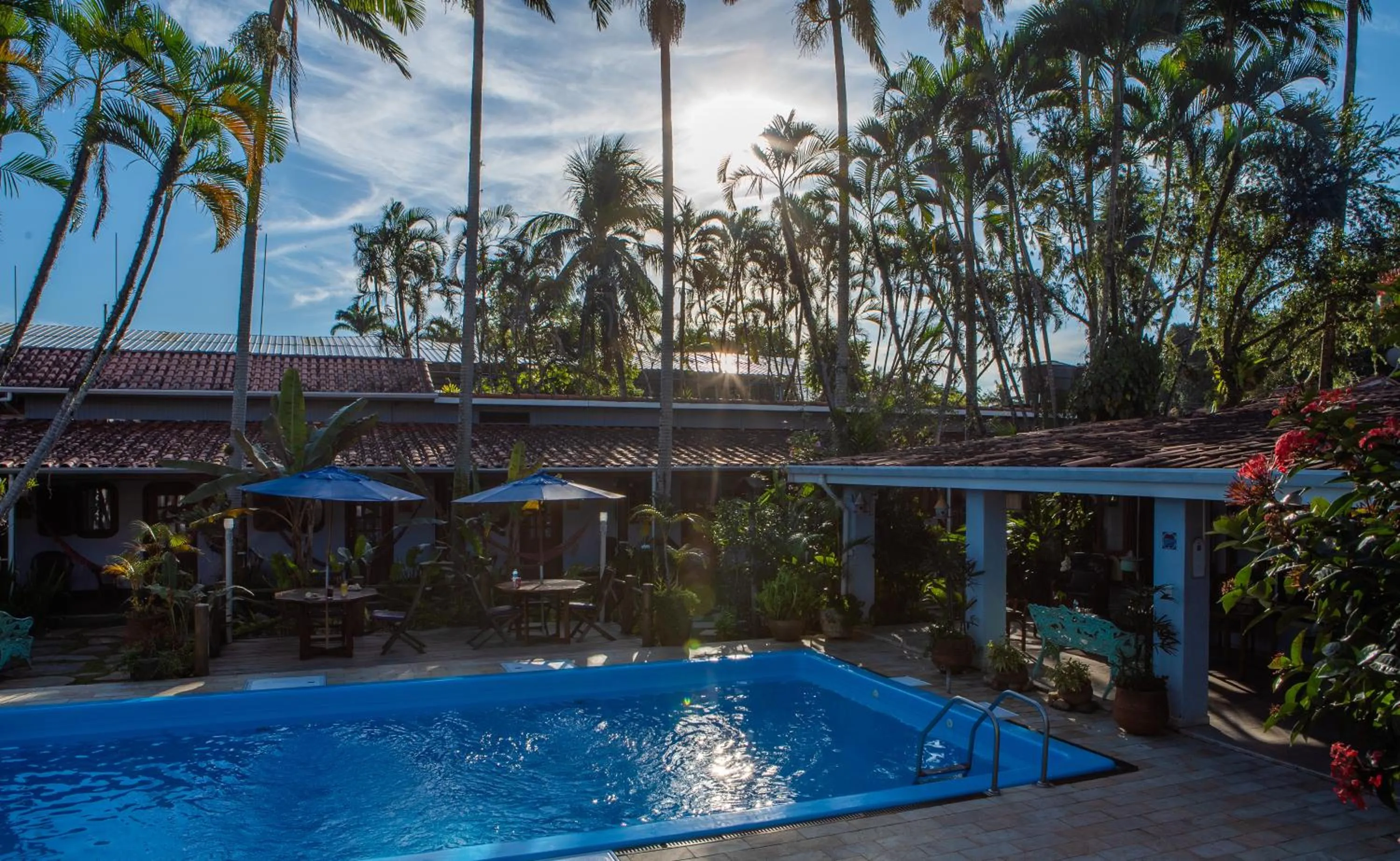 Swimming pool in Plaza Inn Pousada do Capitão