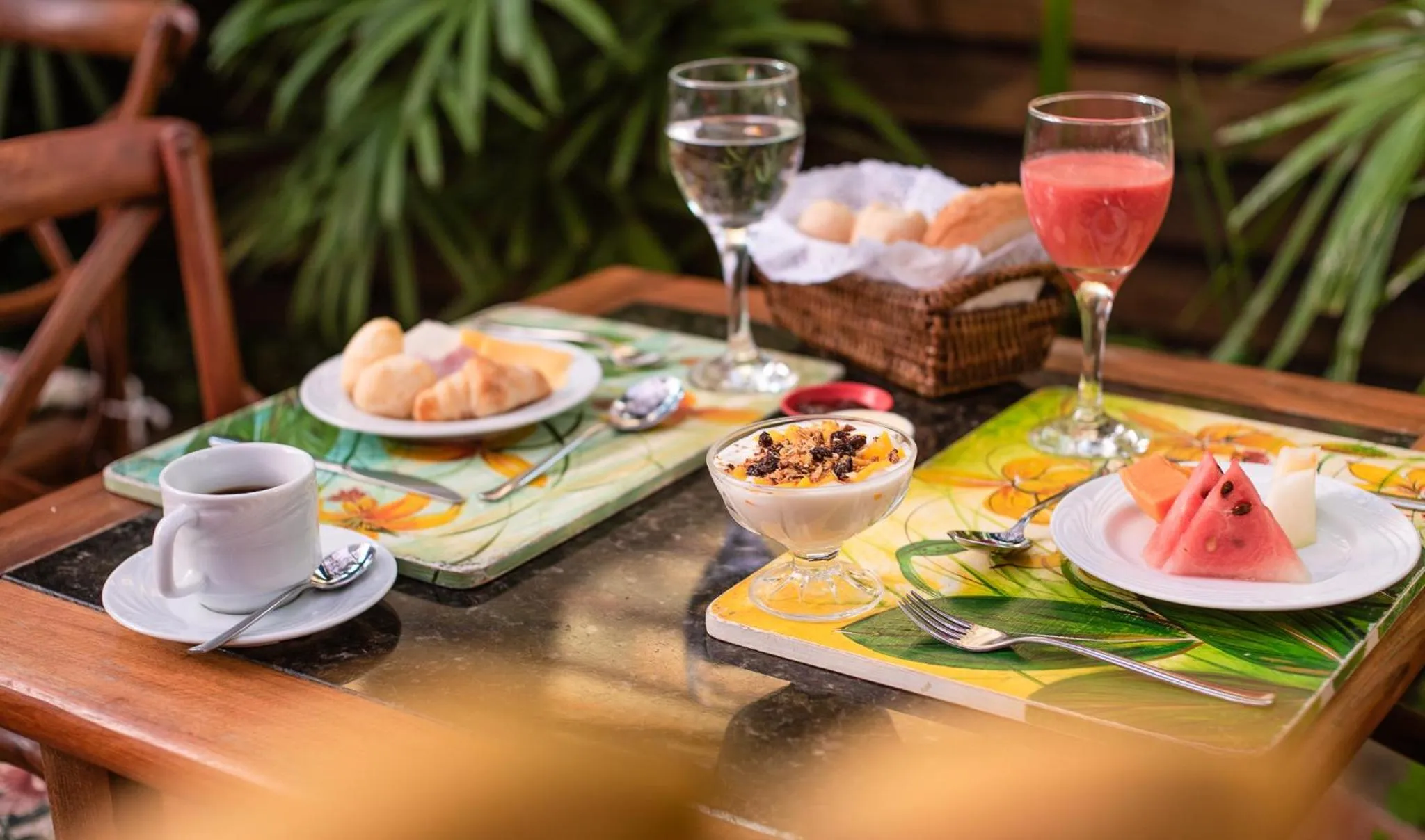 Breakfast in Plaza Inn Pousada do Capitão