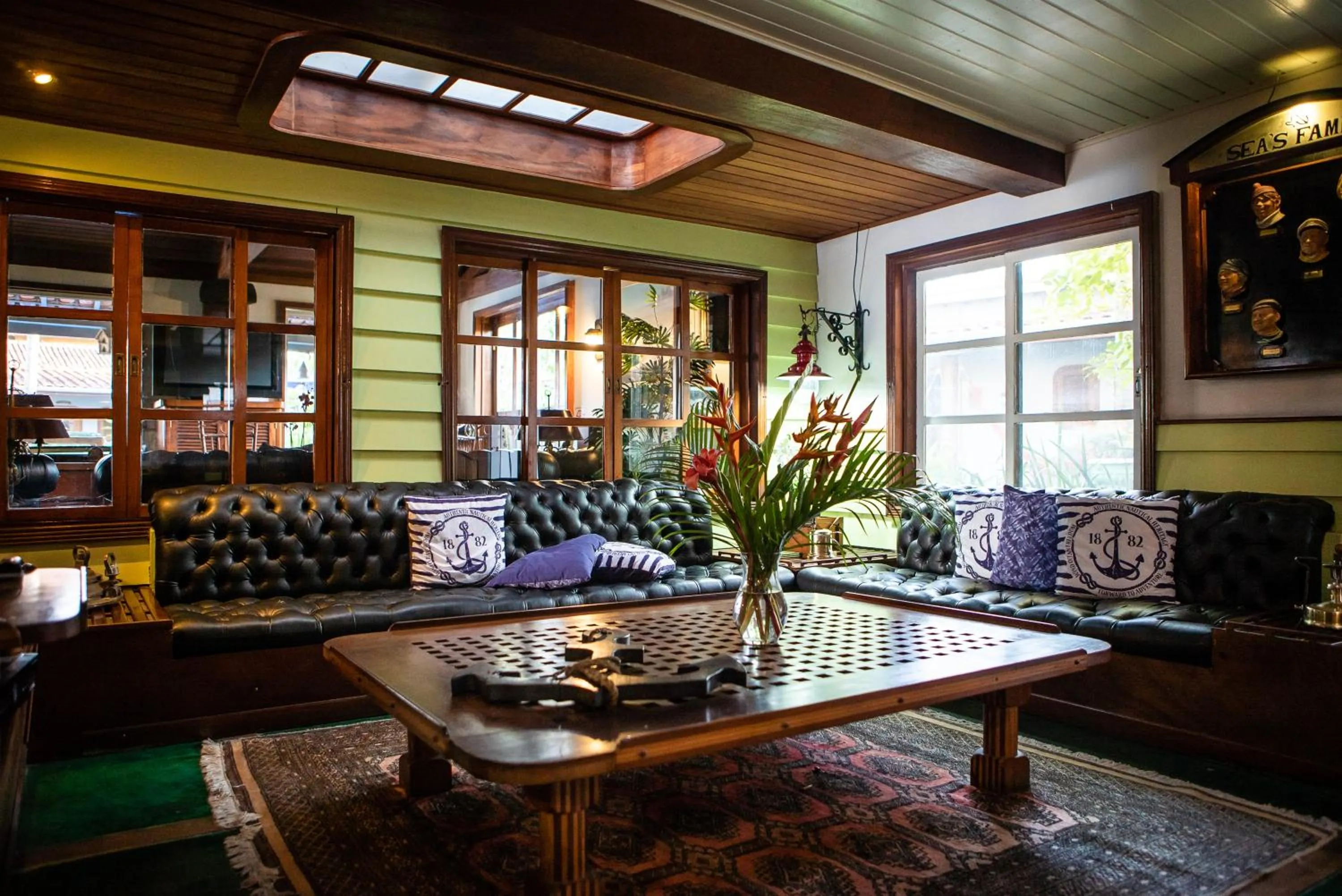 Living room in Plaza Inn Pousada do Capitão