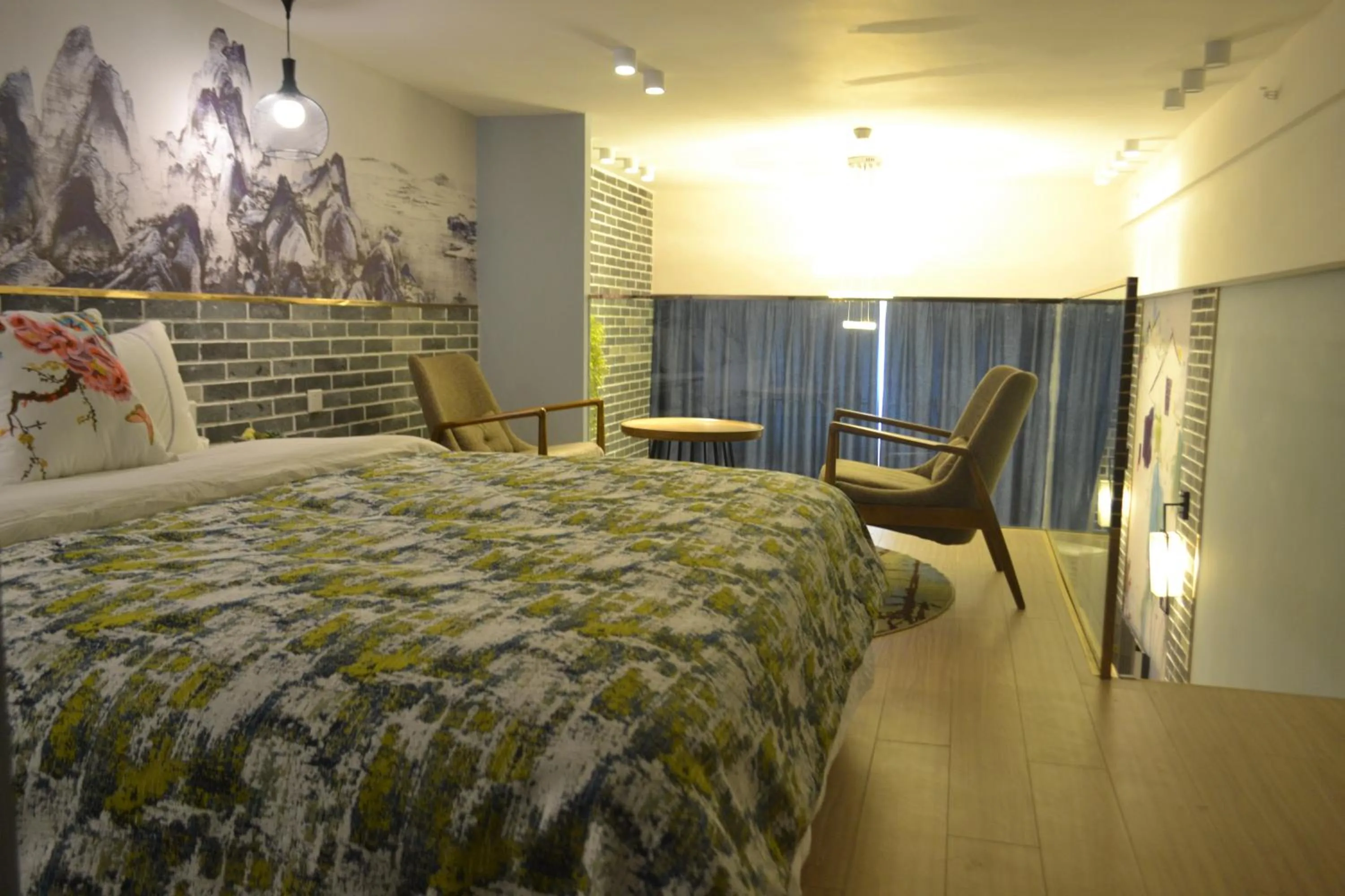 Bed in Yumi Huanju Apartment -广州东站 燕塘地铁站店