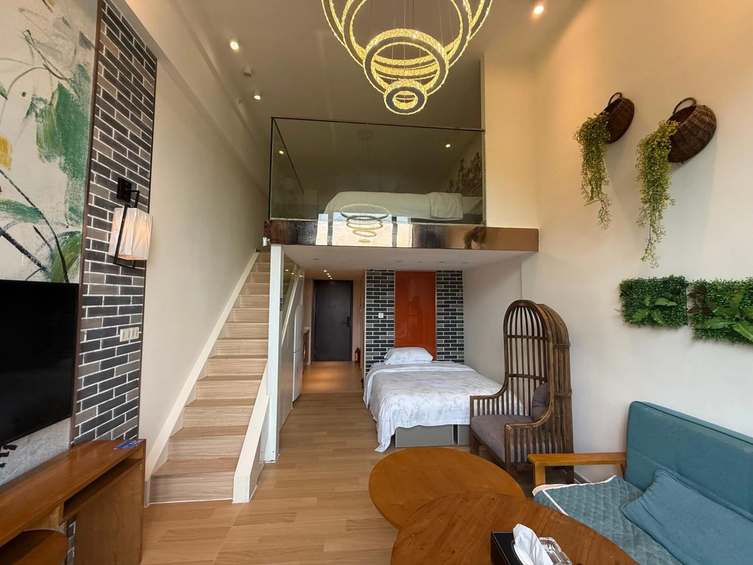 Bed in Yumi Huanju Apartment -广州东站 燕塘地铁站店