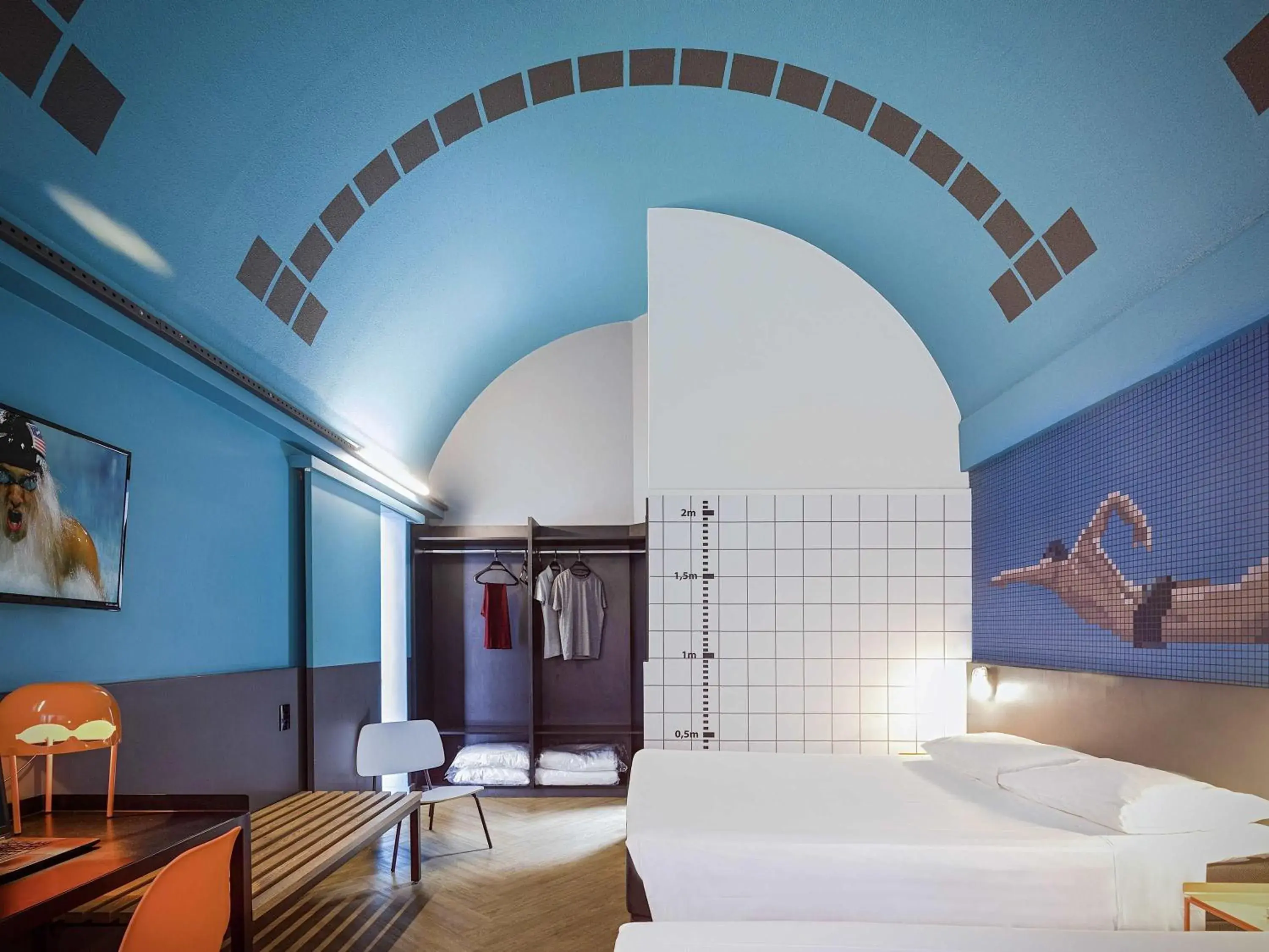 Superior Double Room with Two Double Beds in ibis Styles Rio Preto Monte Libano Superior Double Room with Two Double Beds in ibis Styles Rio Preto Monte Libano