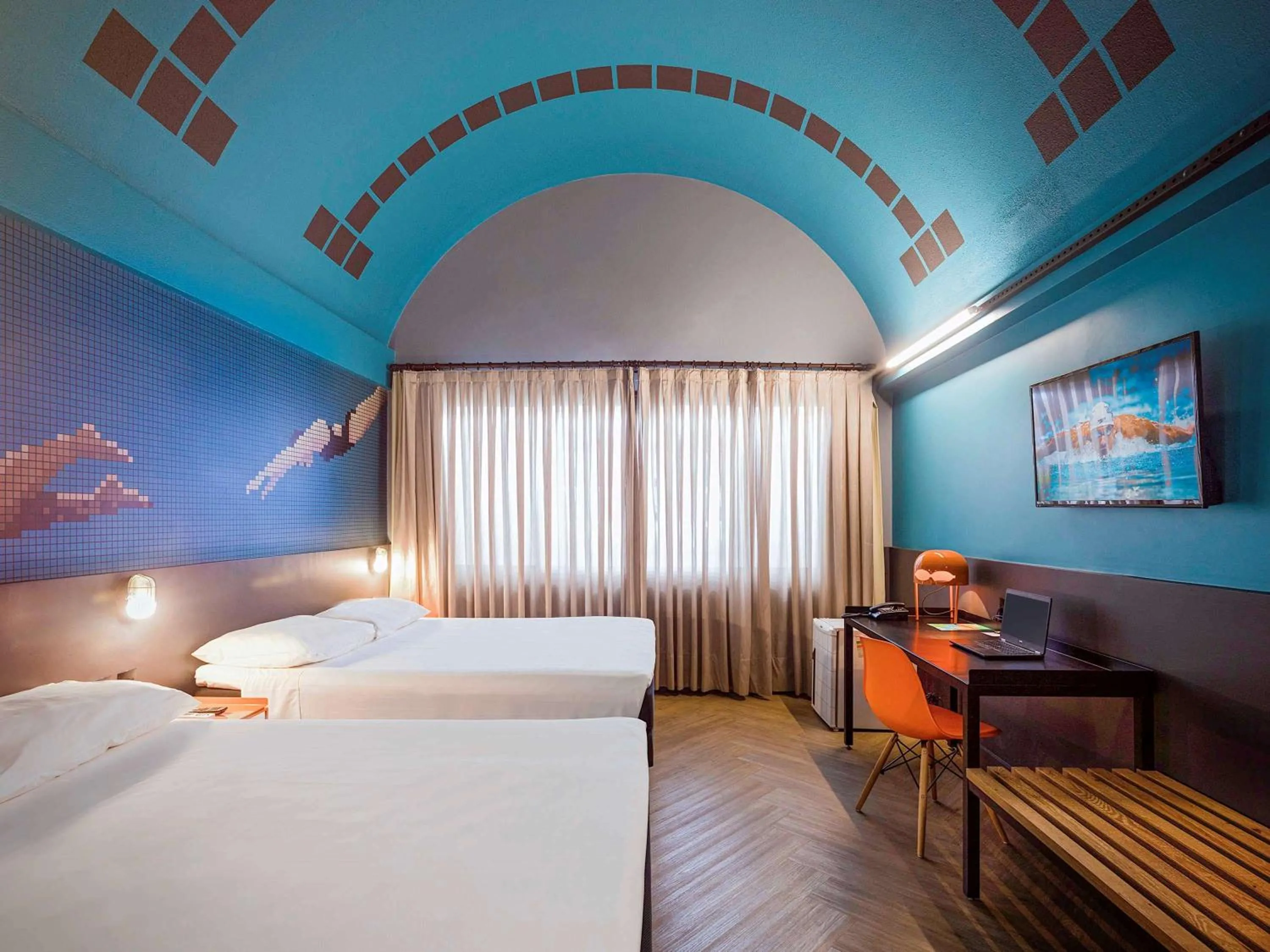 Photo of the whole room, Bed in ibis Styles Rio Preto Monte Libano