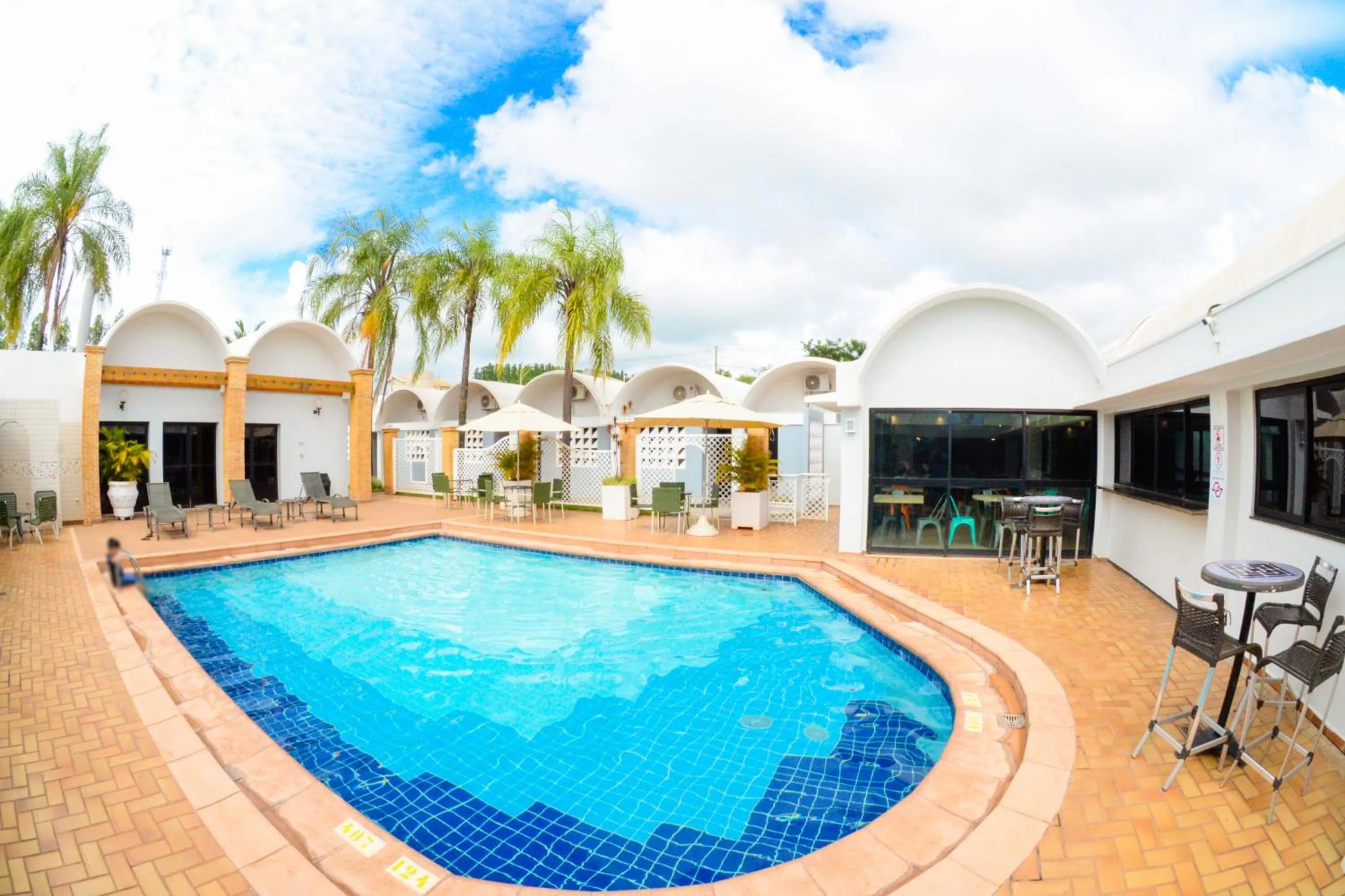 Swimming pool in ibis Styles Rio Preto Monte Libano