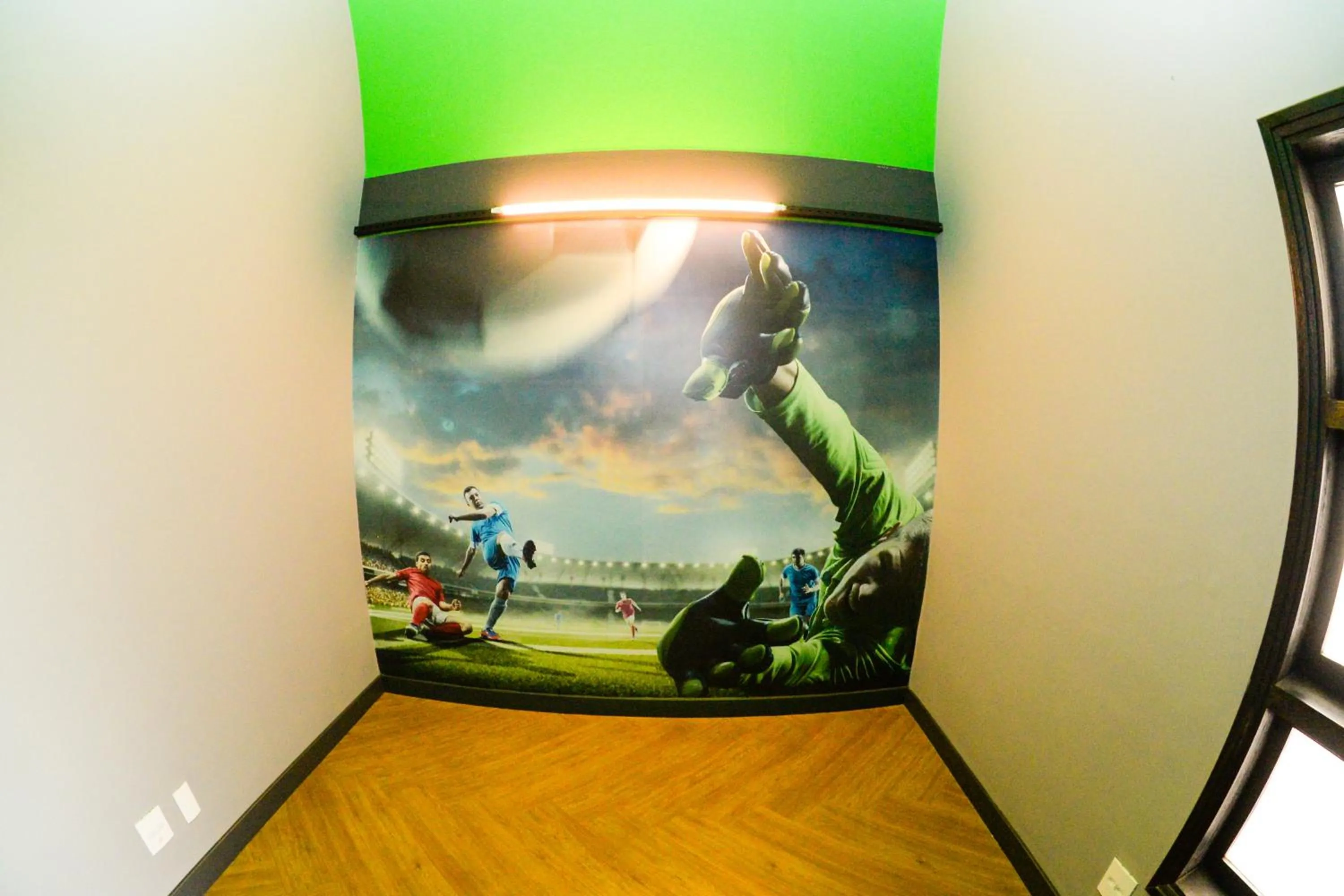 Living room in ibis Styles Rio Preto Monte Libano